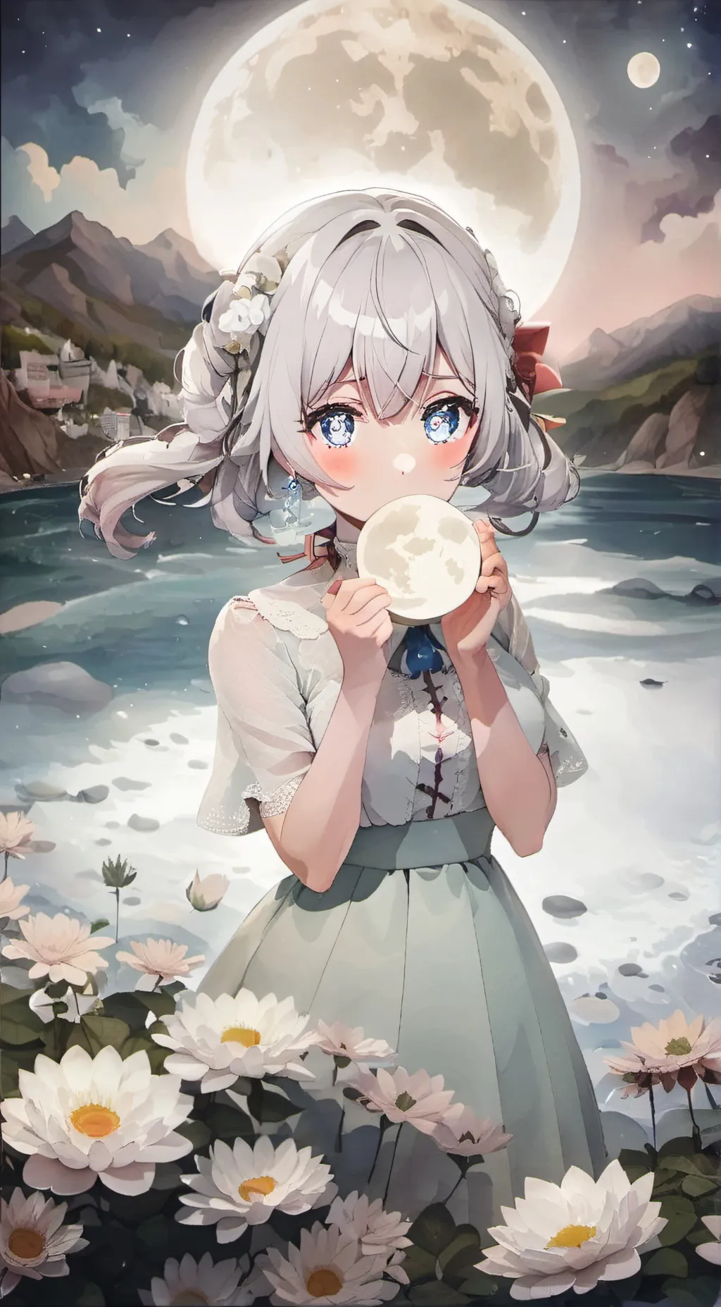 ai character: luna background