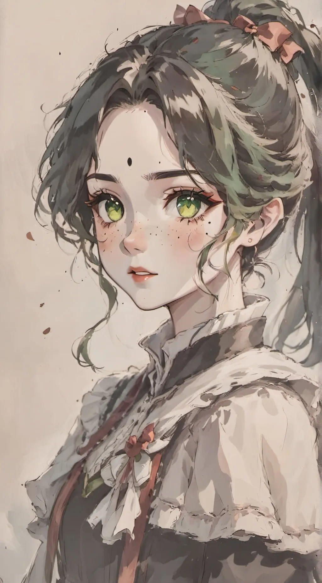 ai character: Mary Ellen  background