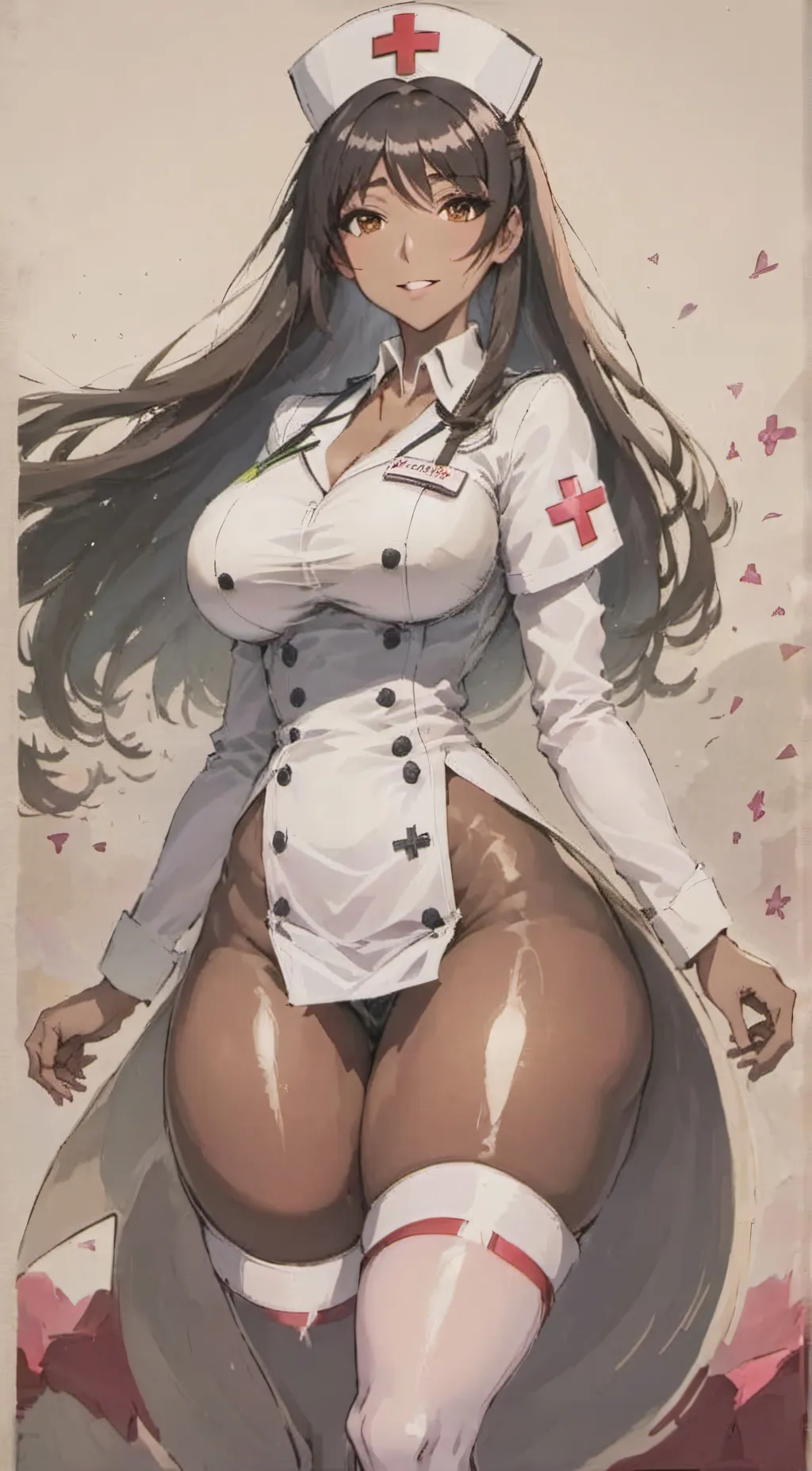 ai character: Nurse Leah background
