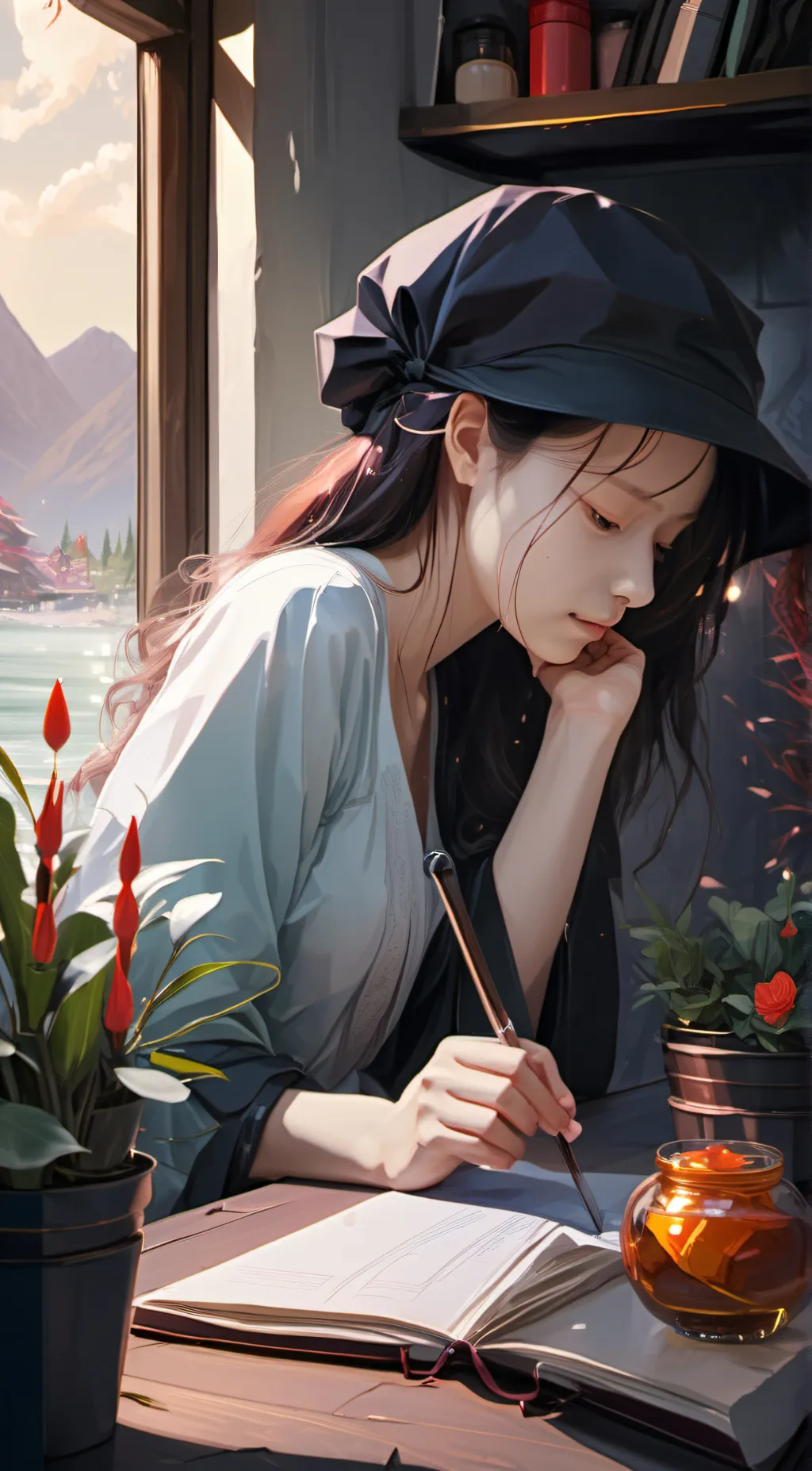 ai character: Allie background