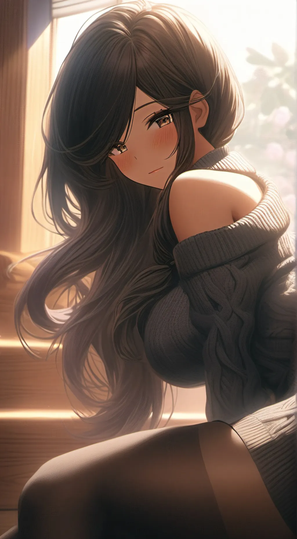 ai character: 梧桐 background