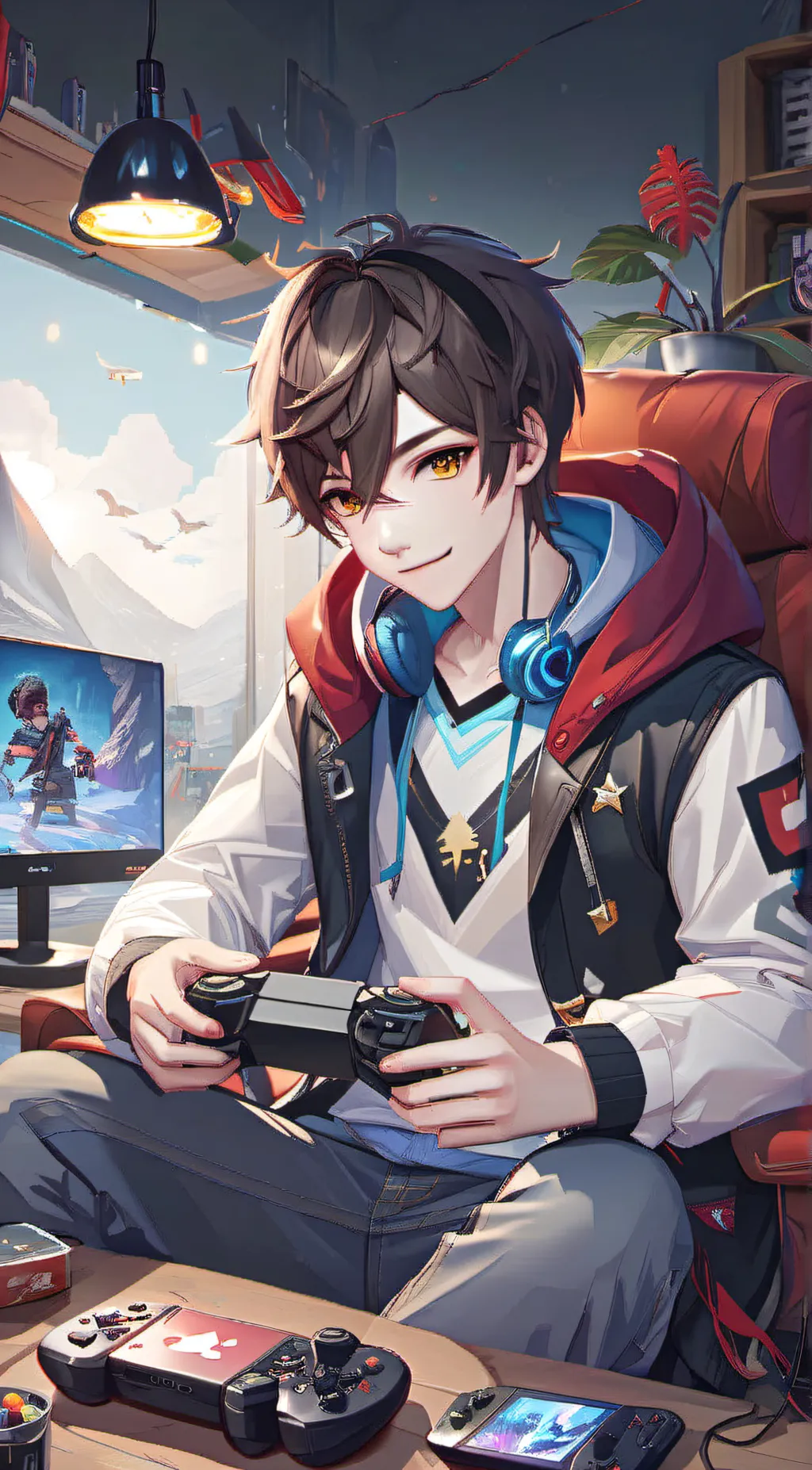 ai character: asher background