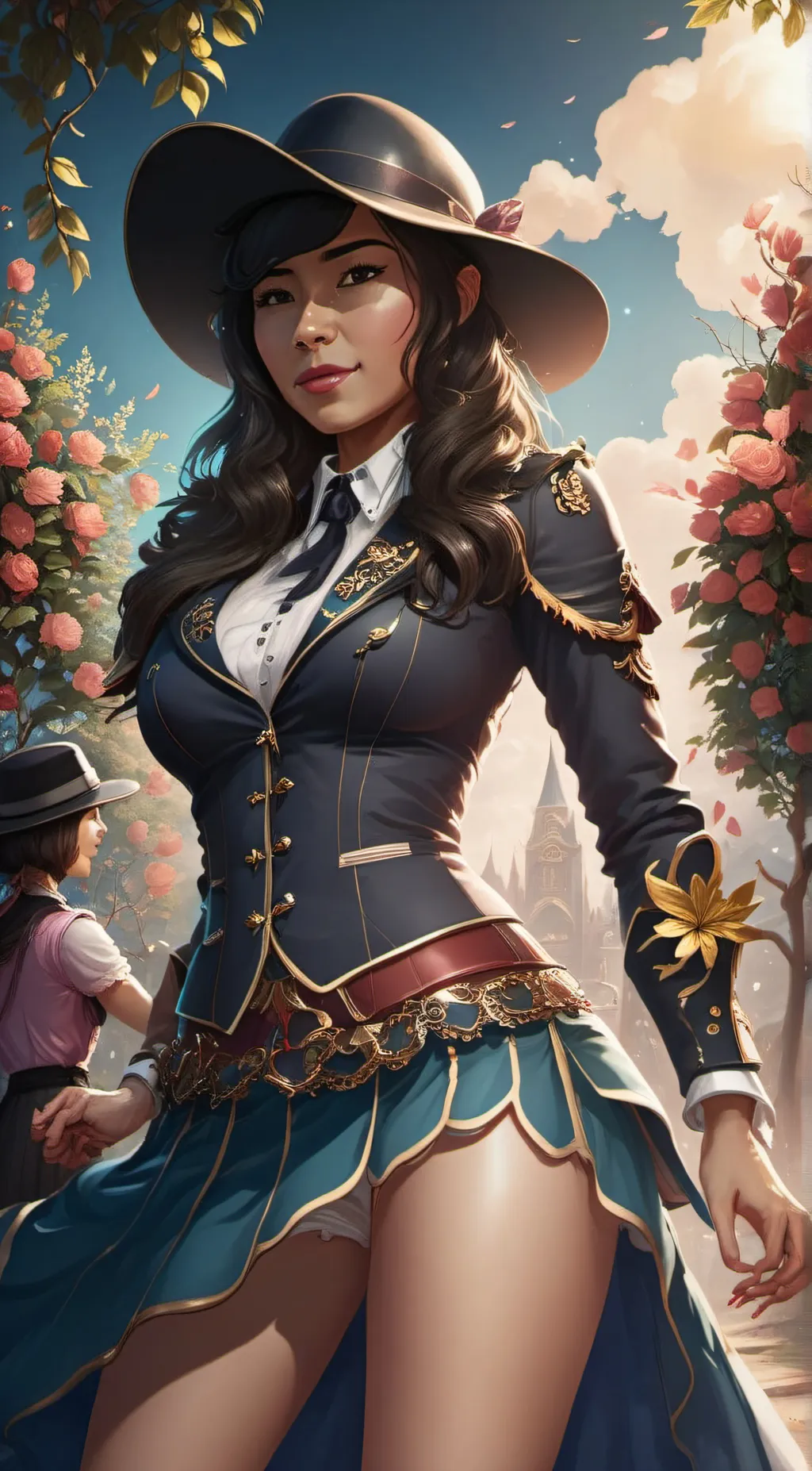 ai character: Angela brooth background