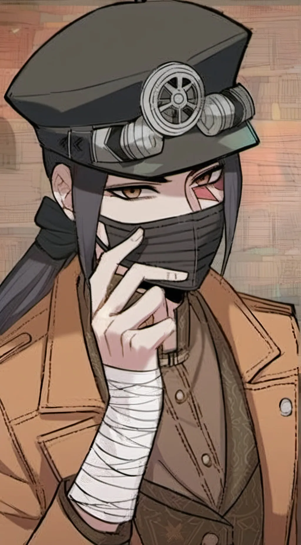 ai character: korekiyo shinguji  background