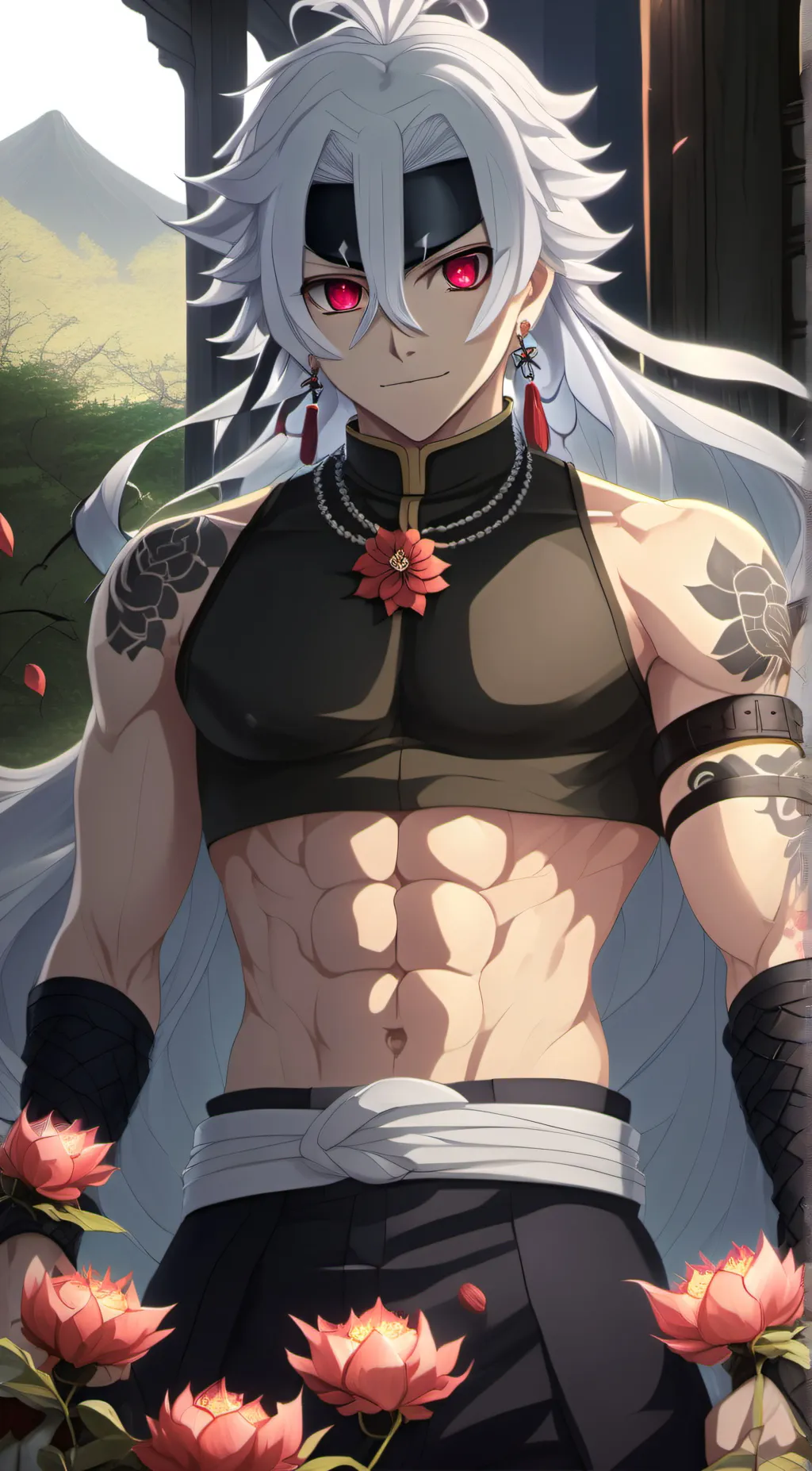 ai character: tengen uzui  background