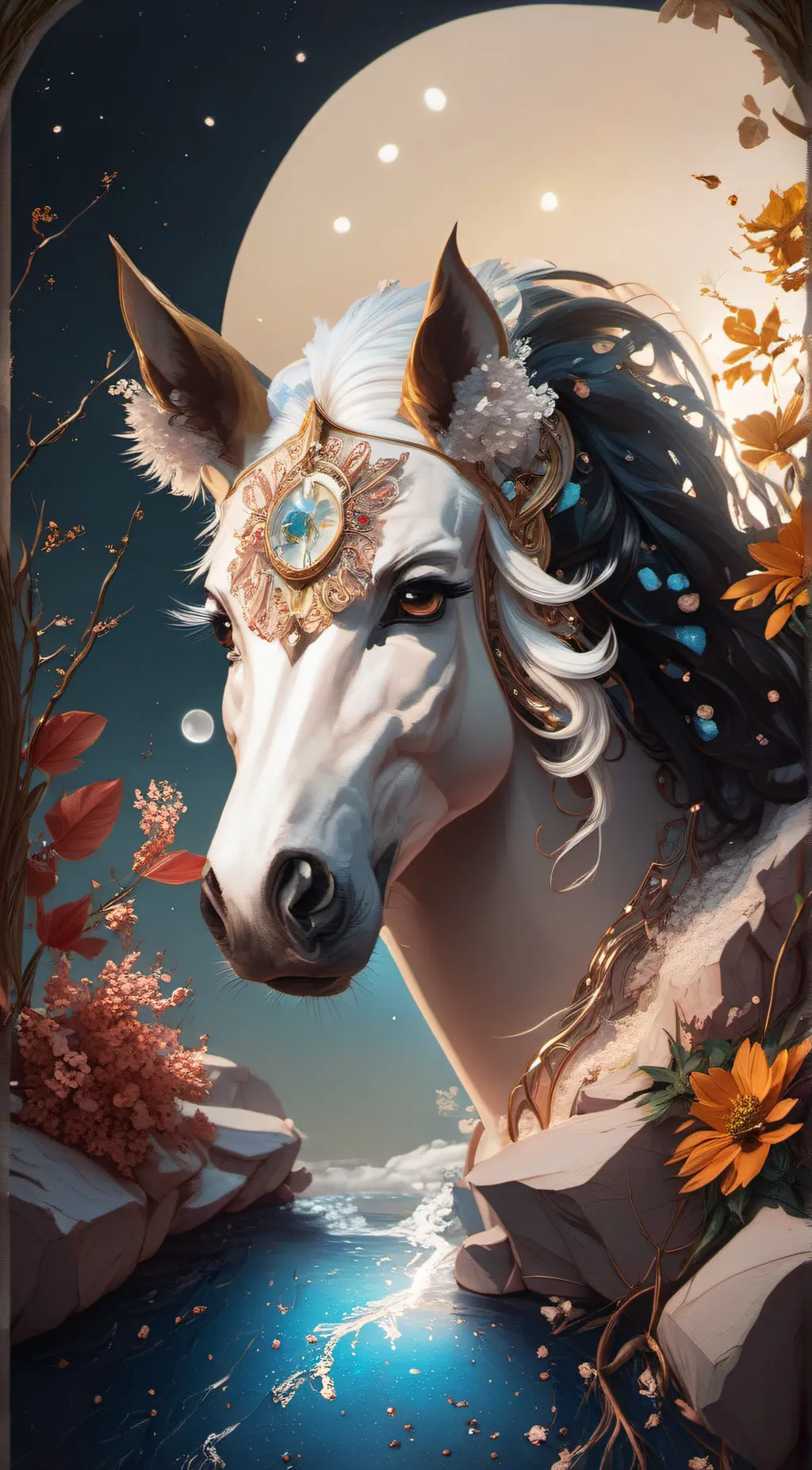 ai character: Luna background