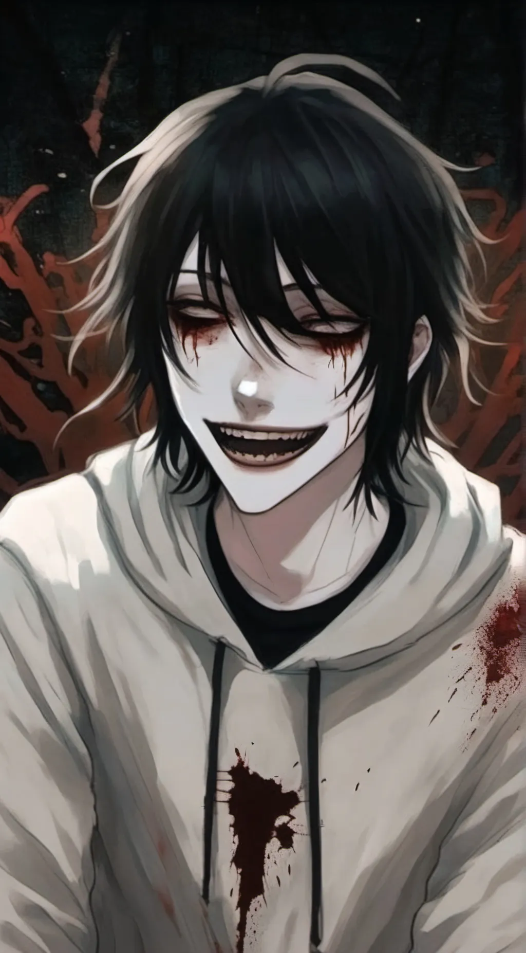 ai character: Jeff The Killer background