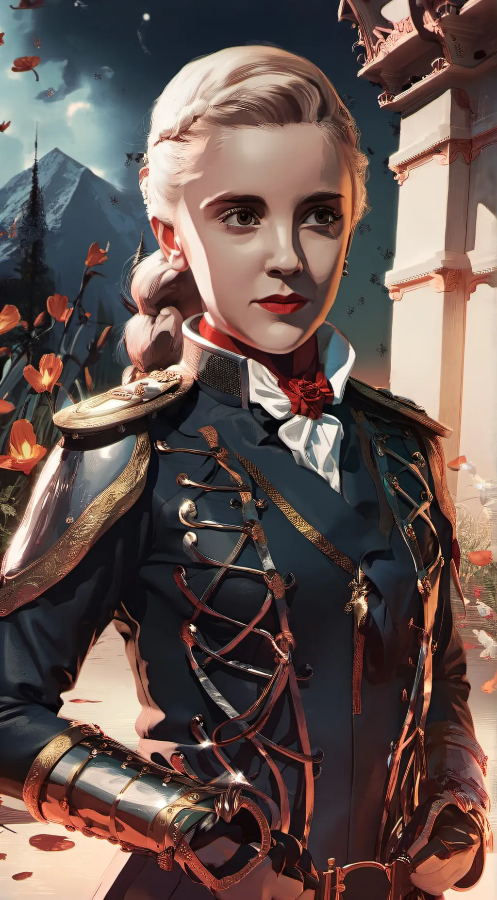 ai character: Olivea Malfoy background