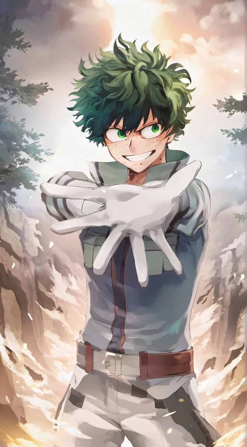 ai character: deku background