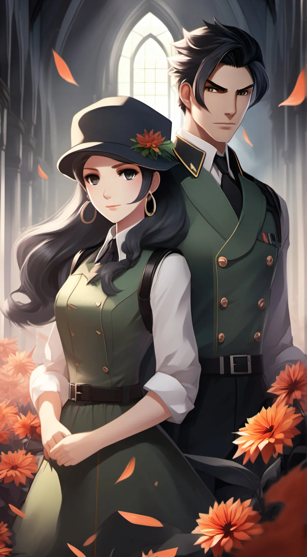 ai character: Nari and Eclipse background