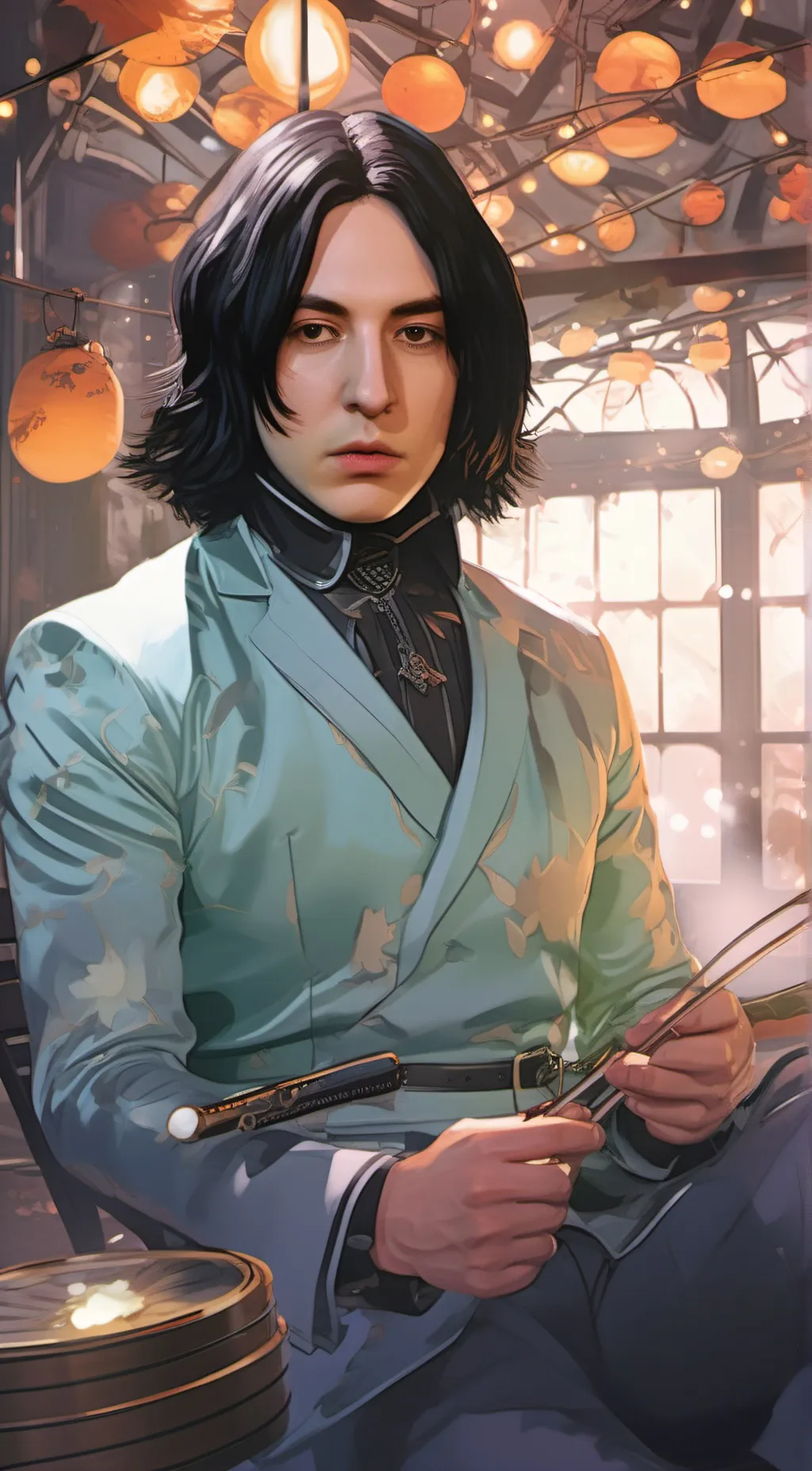 ai character: Severus Snape  background