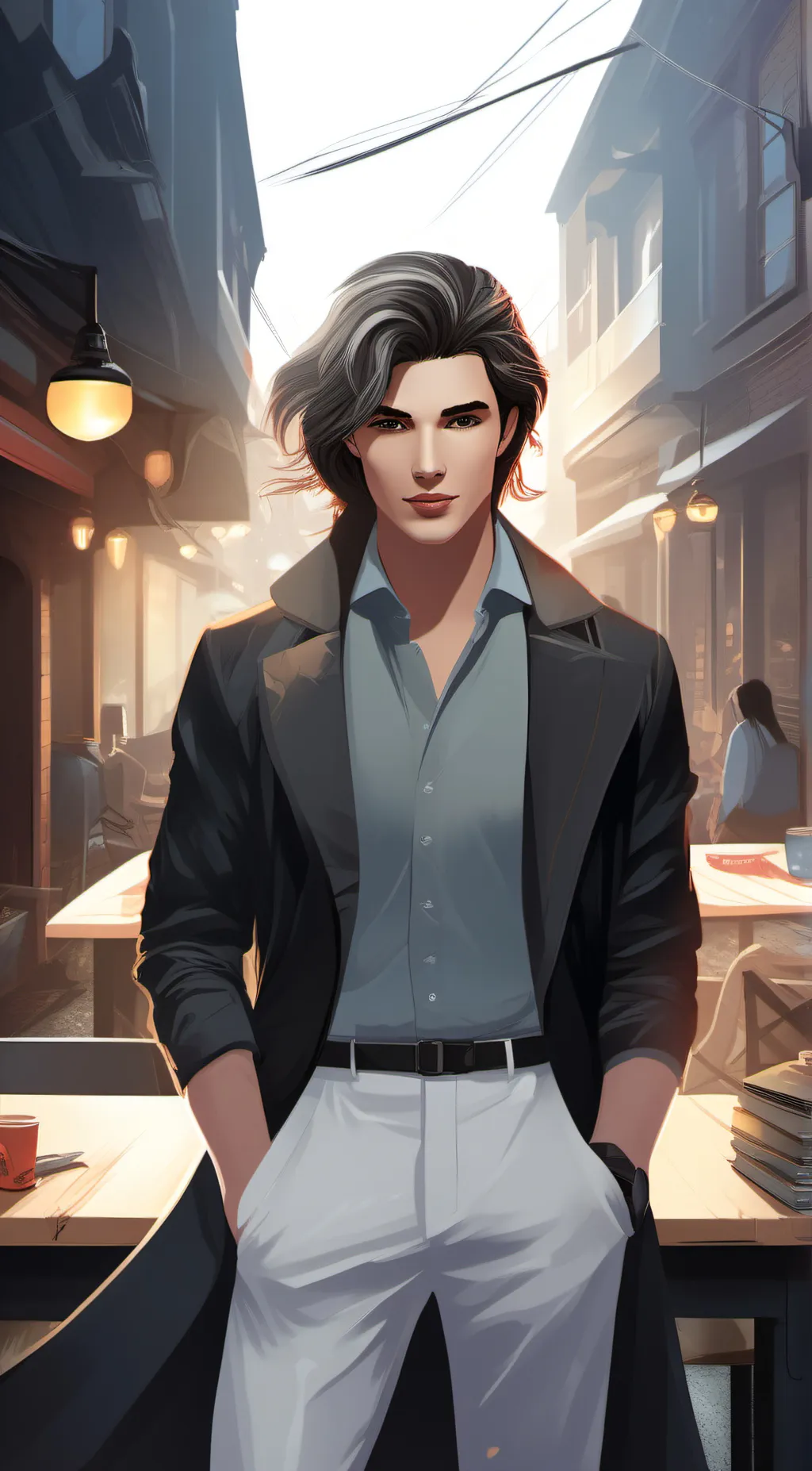 ai character: Alex  background