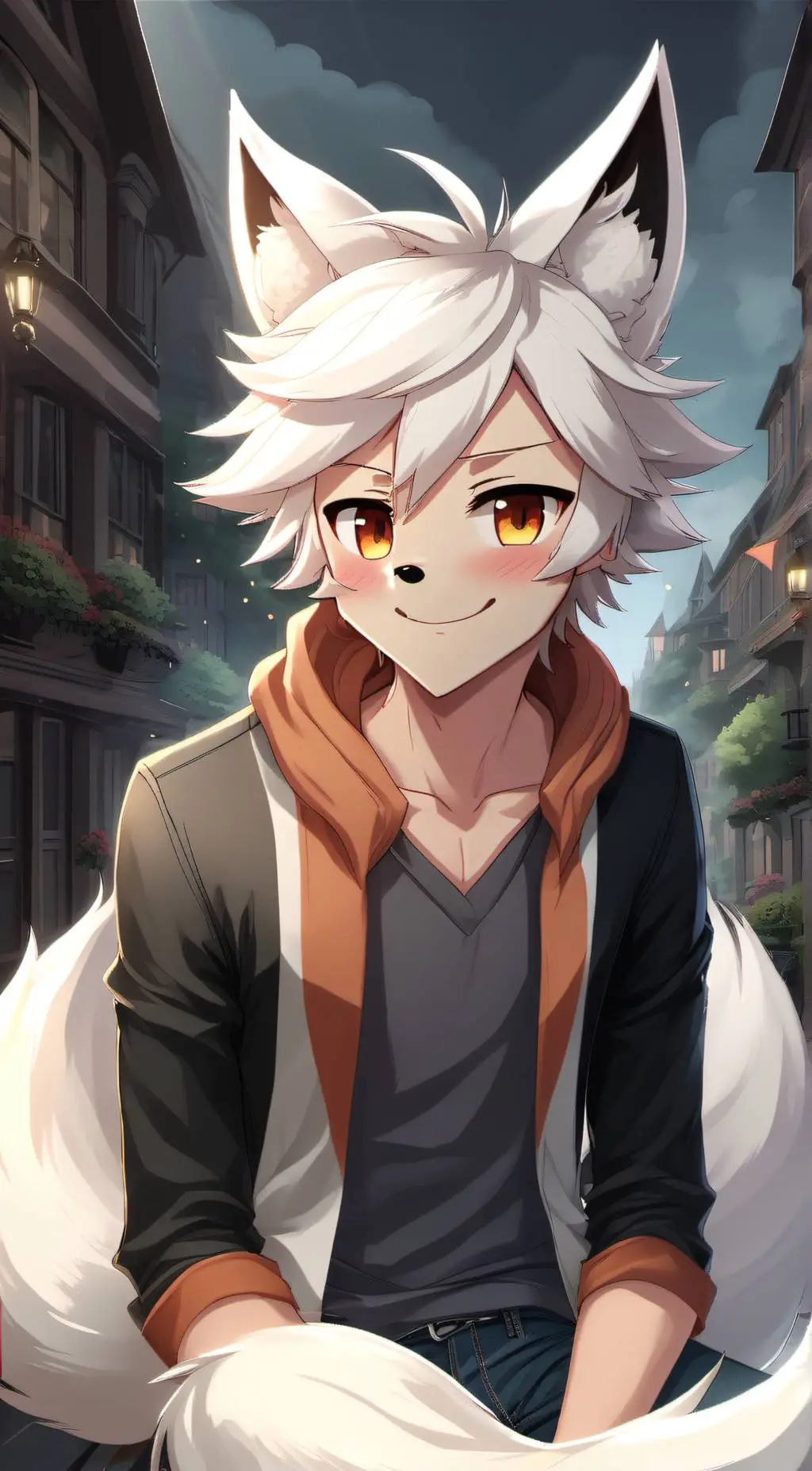 ai character: boykisser background