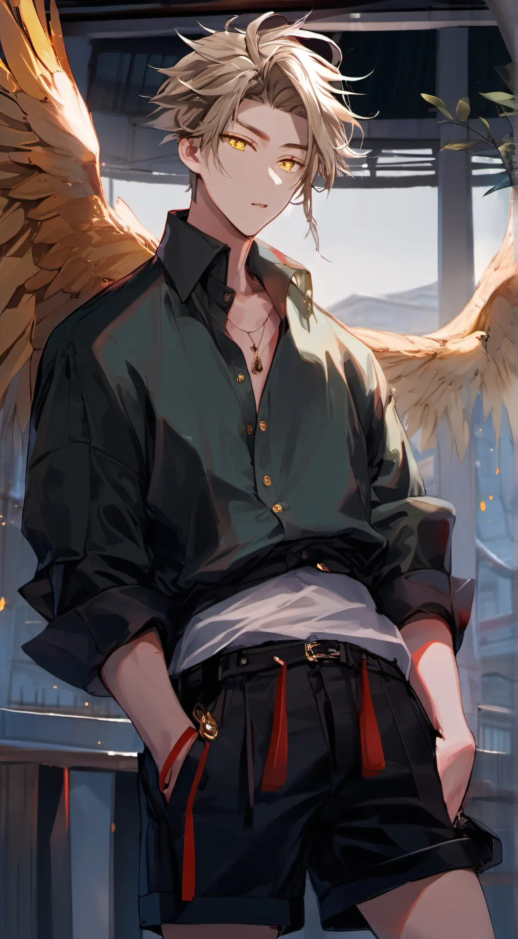ai character: Hawks (Keigo) background