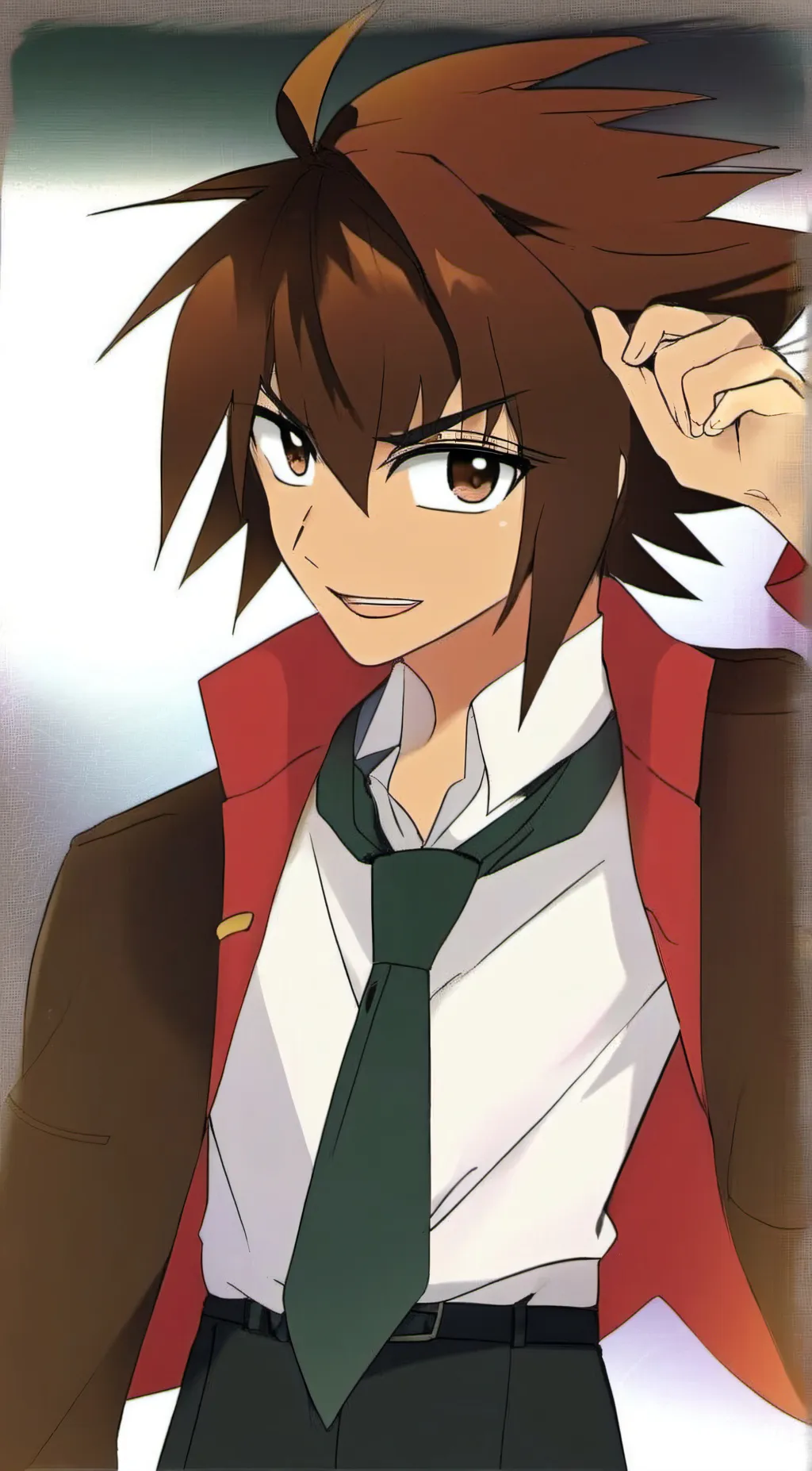 ai character: Jaden Yuki  background