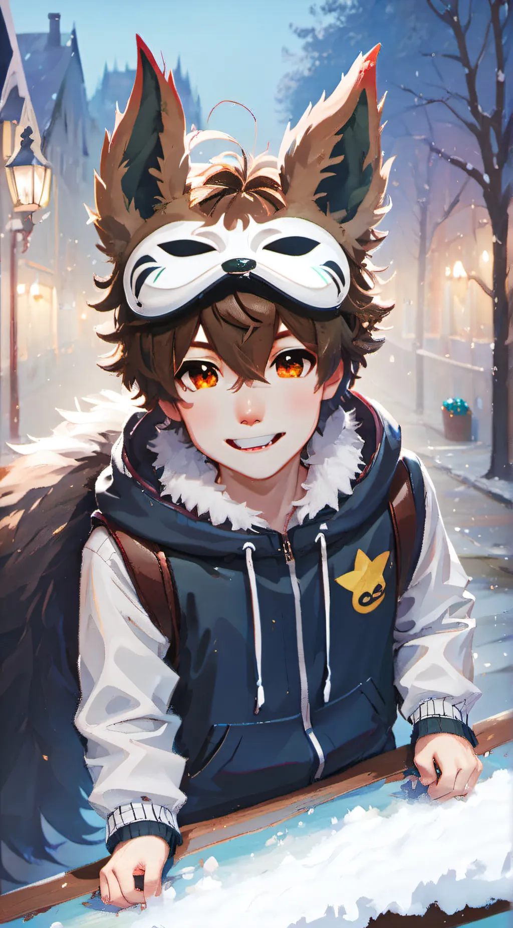 ai character: connor background