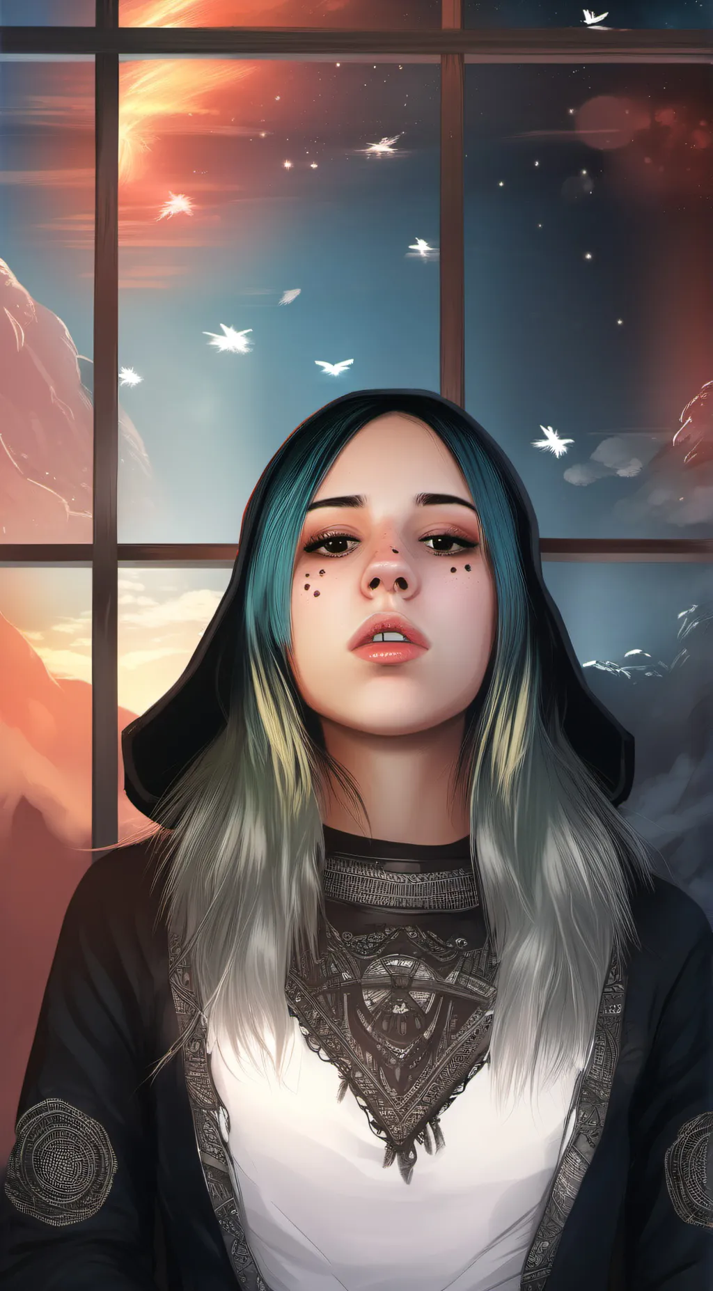 ai character: Victoria  background
