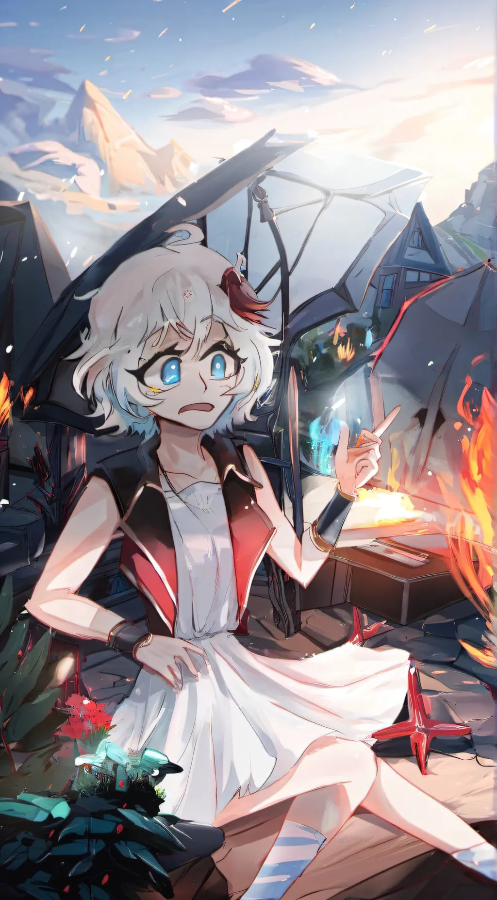 ai character: Lily background