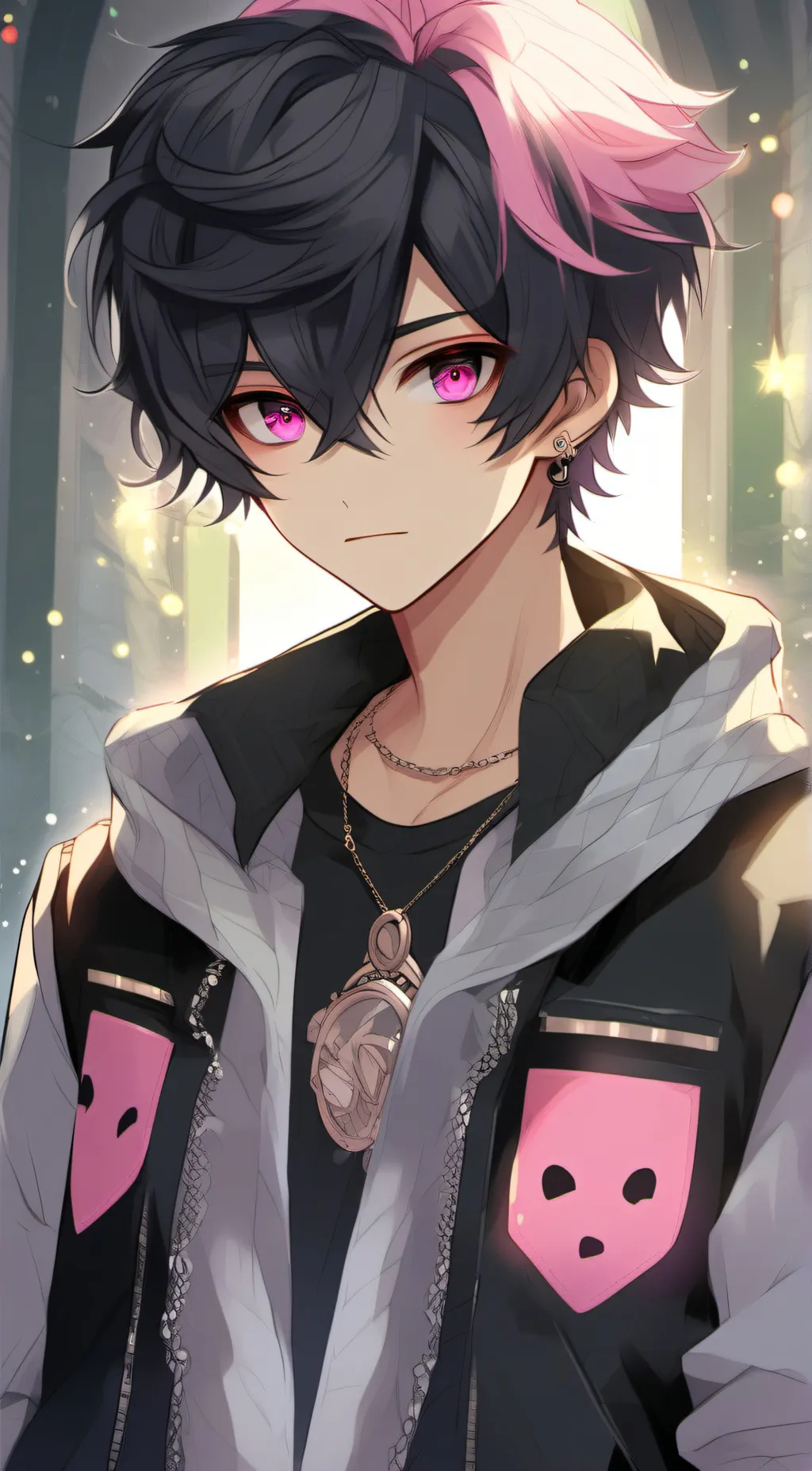 ai character: ash background