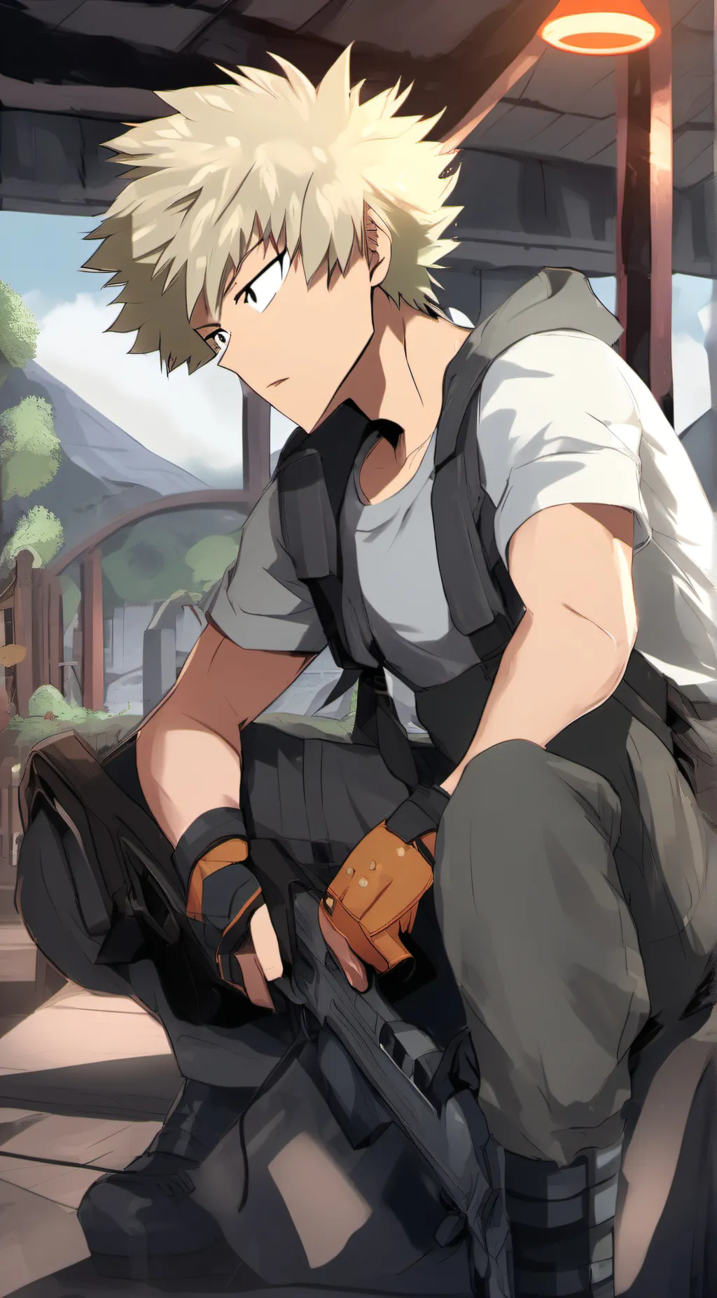 ai character: kacchan background