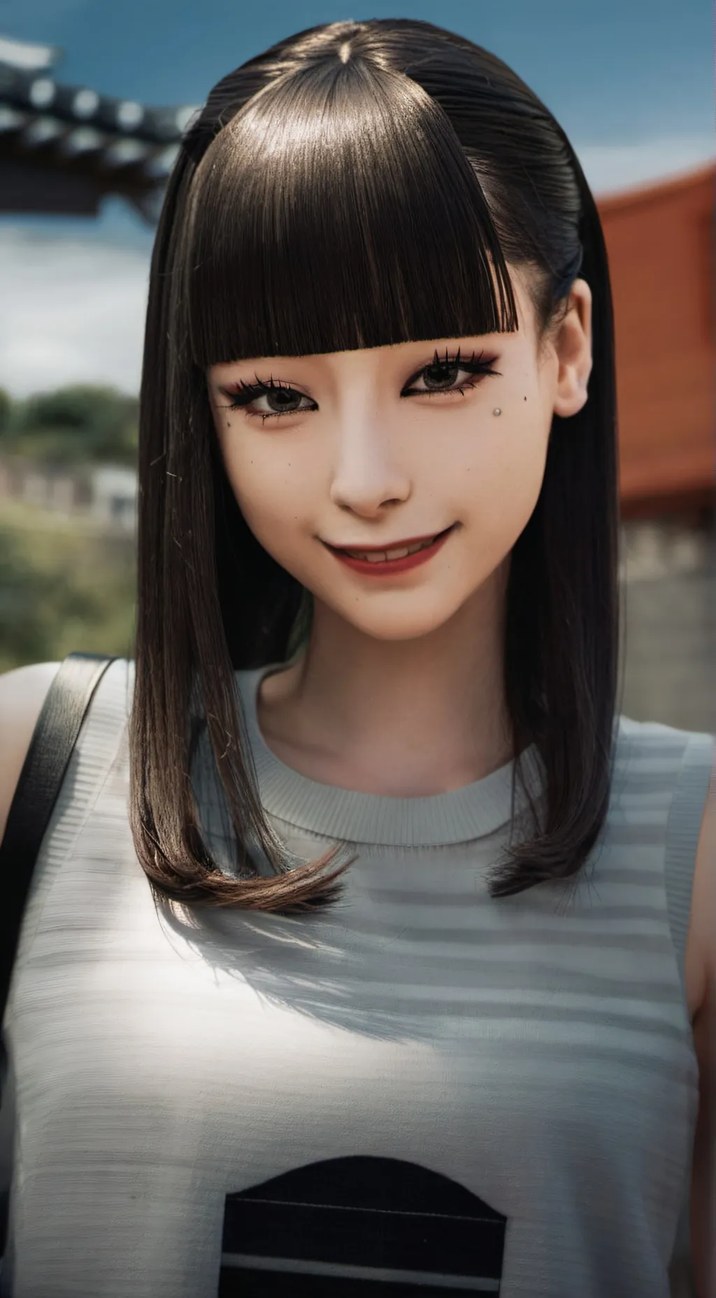 ai character: Tomie background
