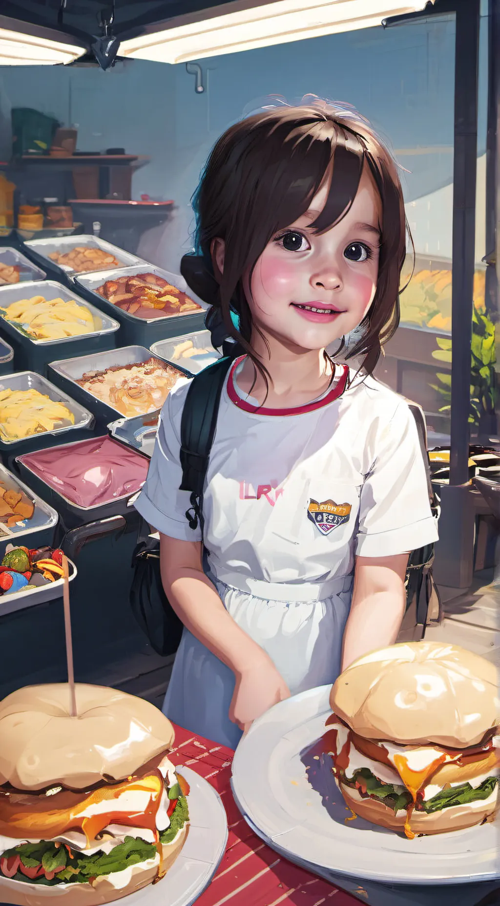 ai character: Gabby  background