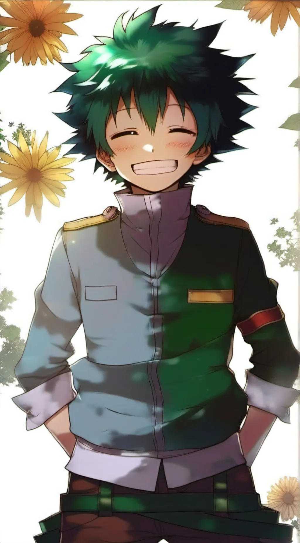 ai character: Izuku Midoriya background
