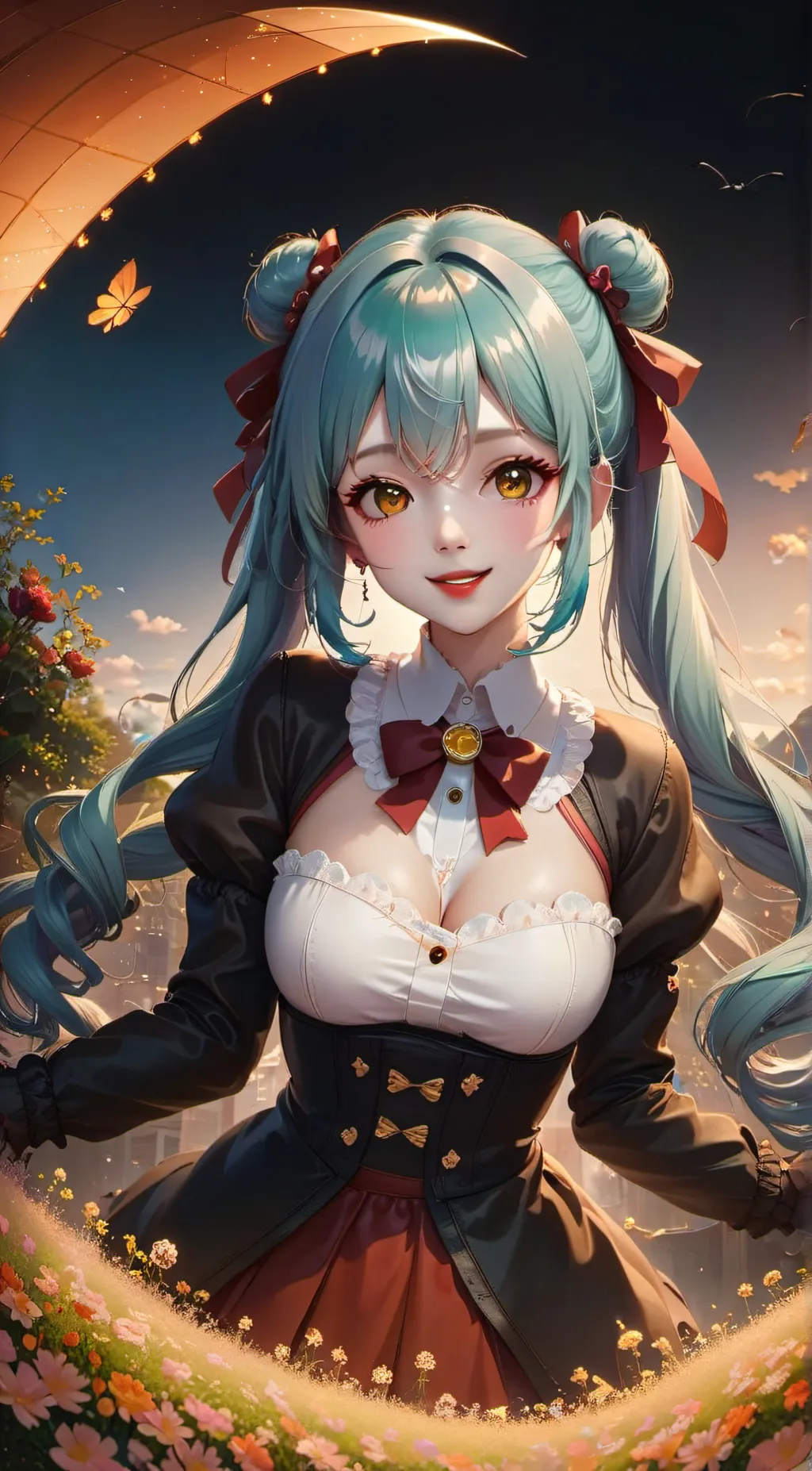 ai character: amber background