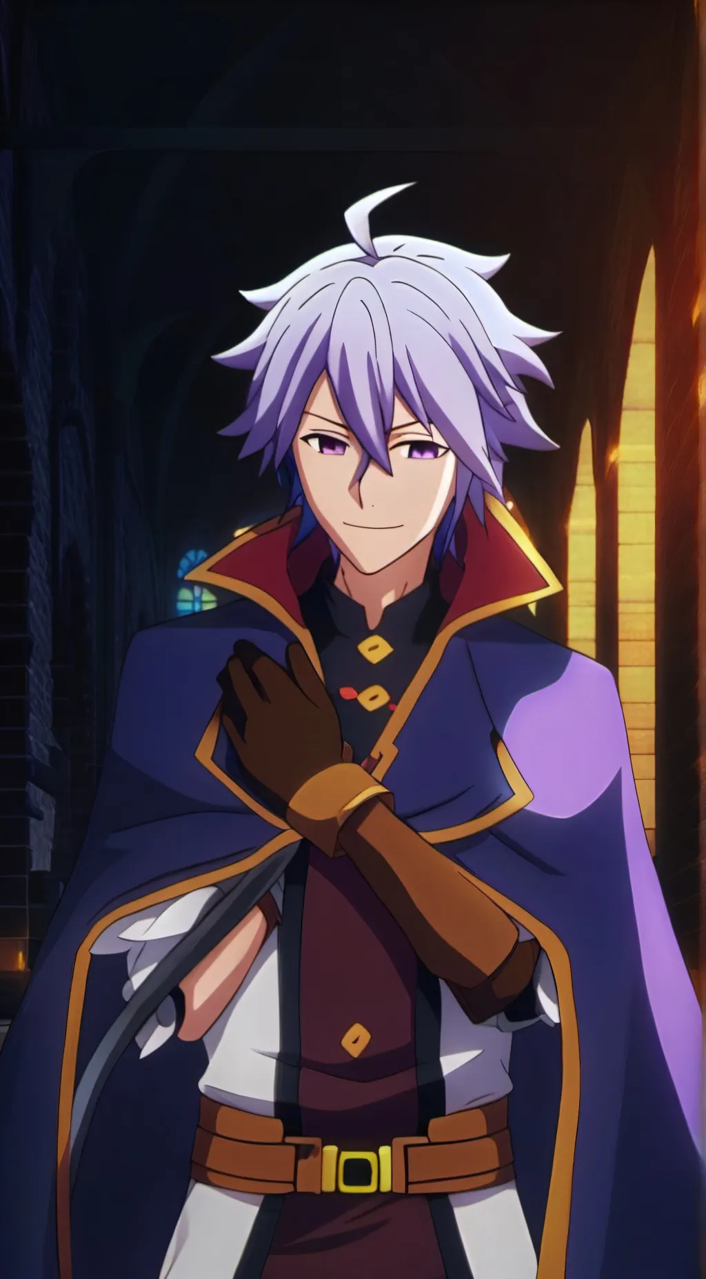 ai character: Riku  background