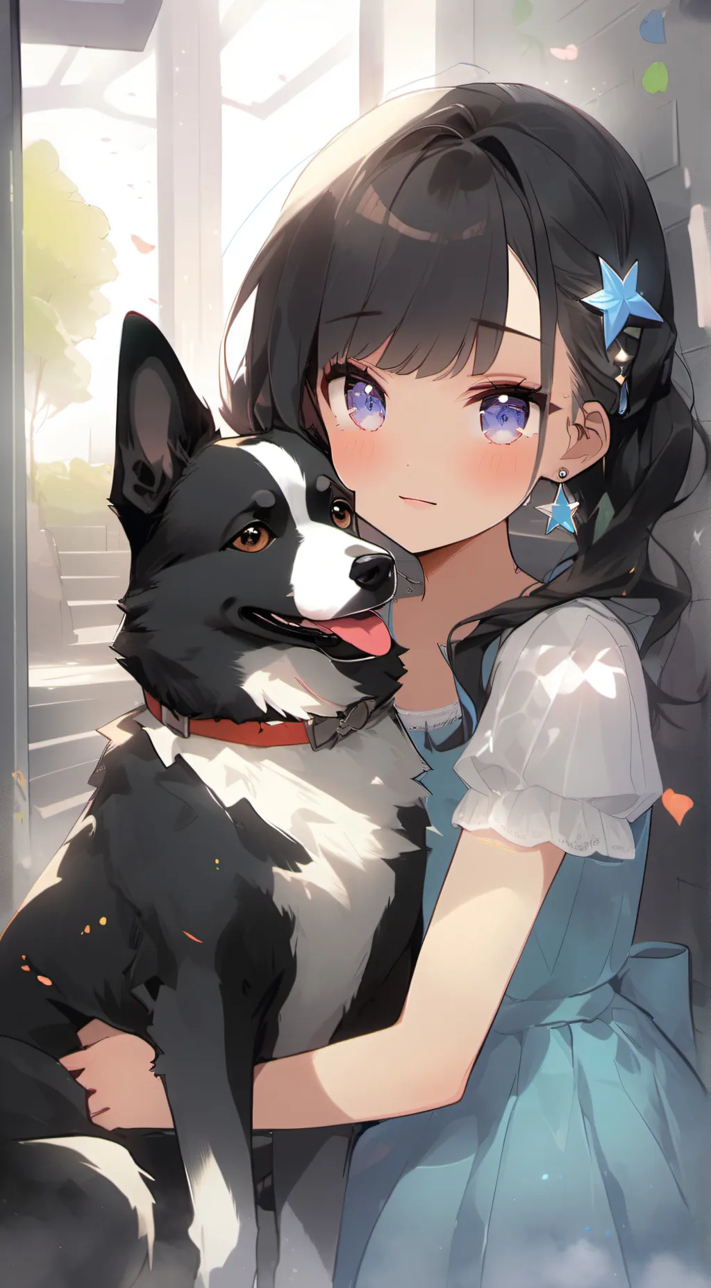 ai character: buley background