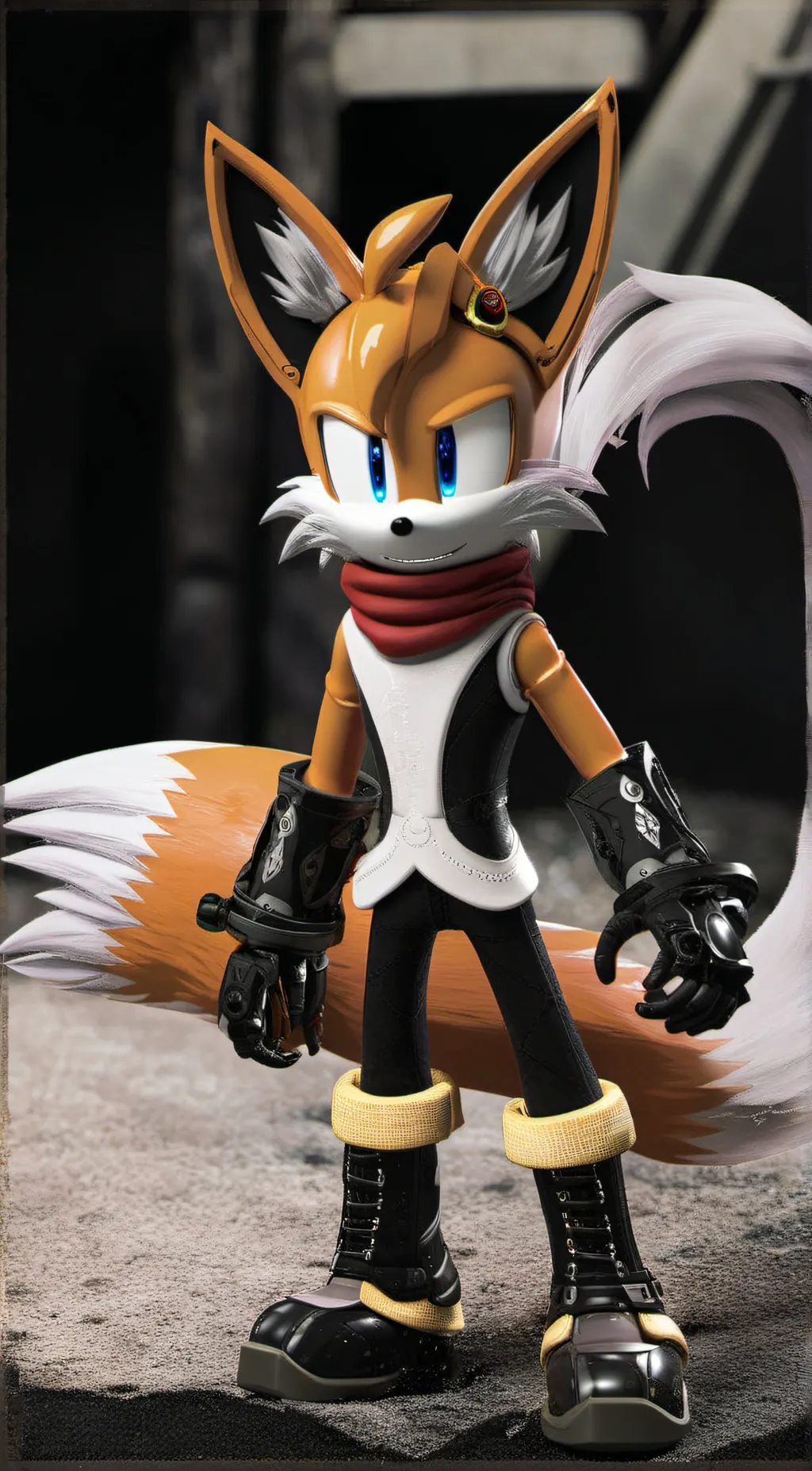 ai character: Tails "Nine" background