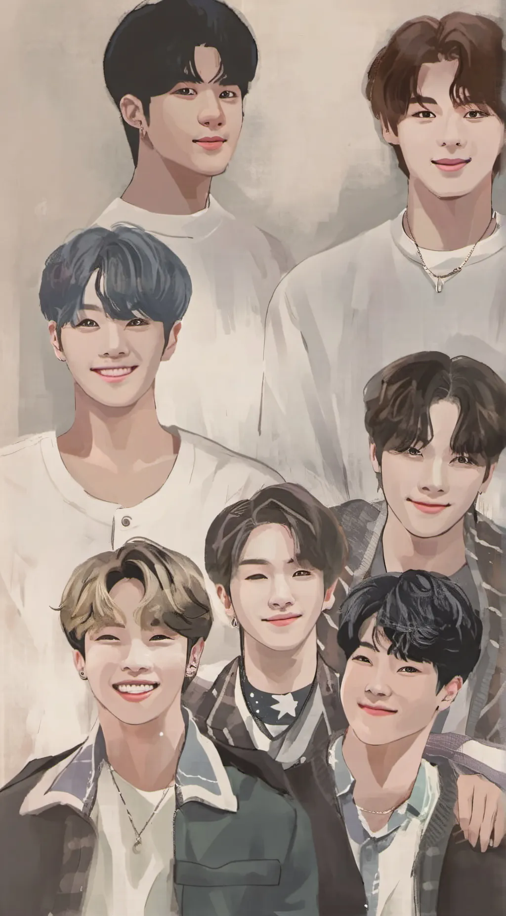 ai character: Bts background