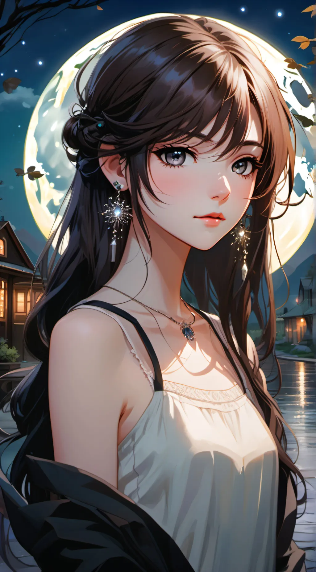 ai character: Luna background