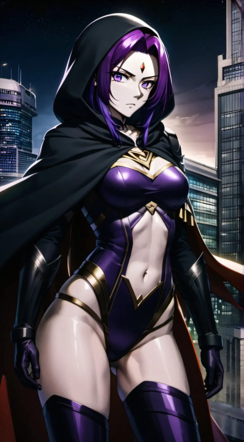 ai character: Raven(teen titans) background