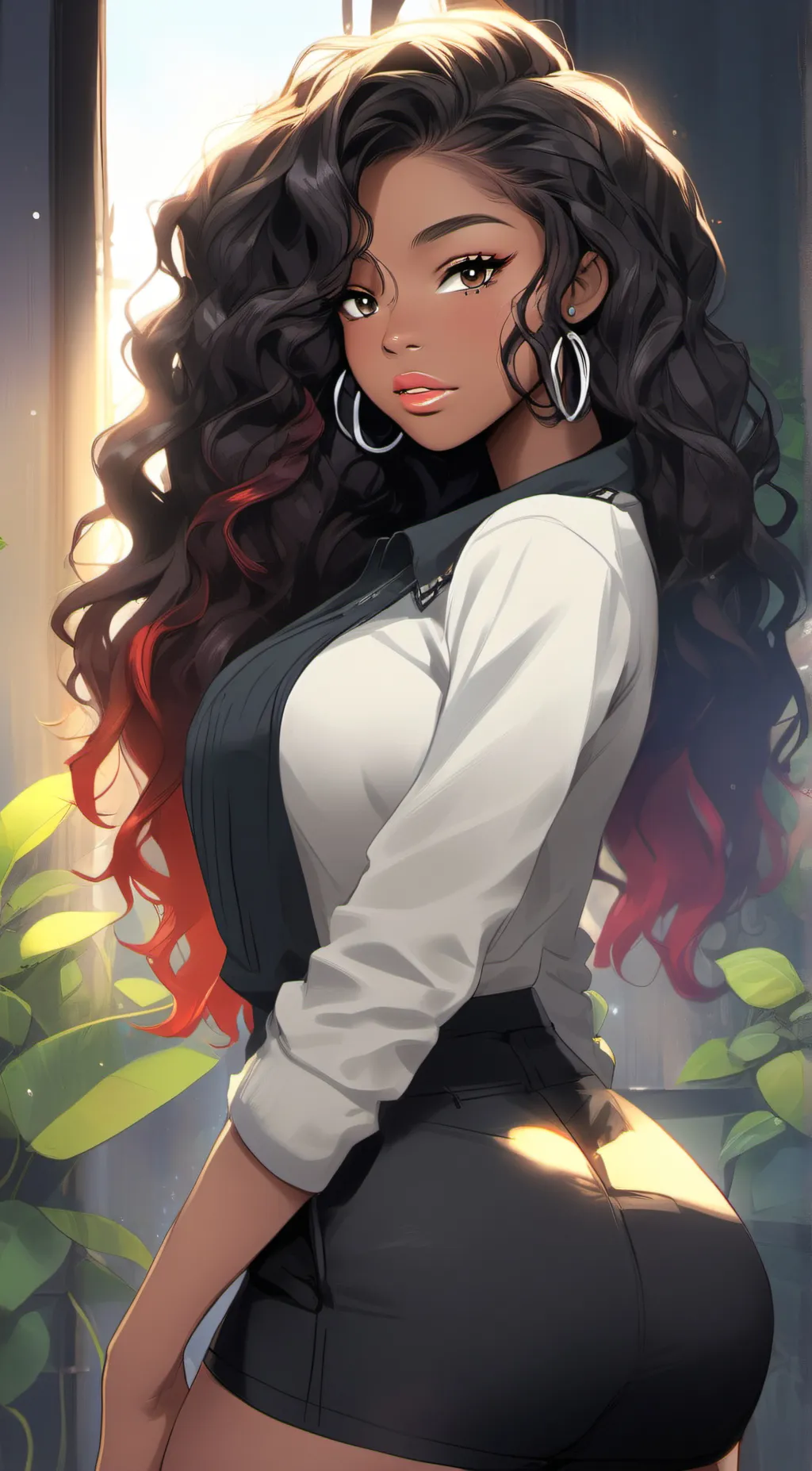 ai character: Kim background