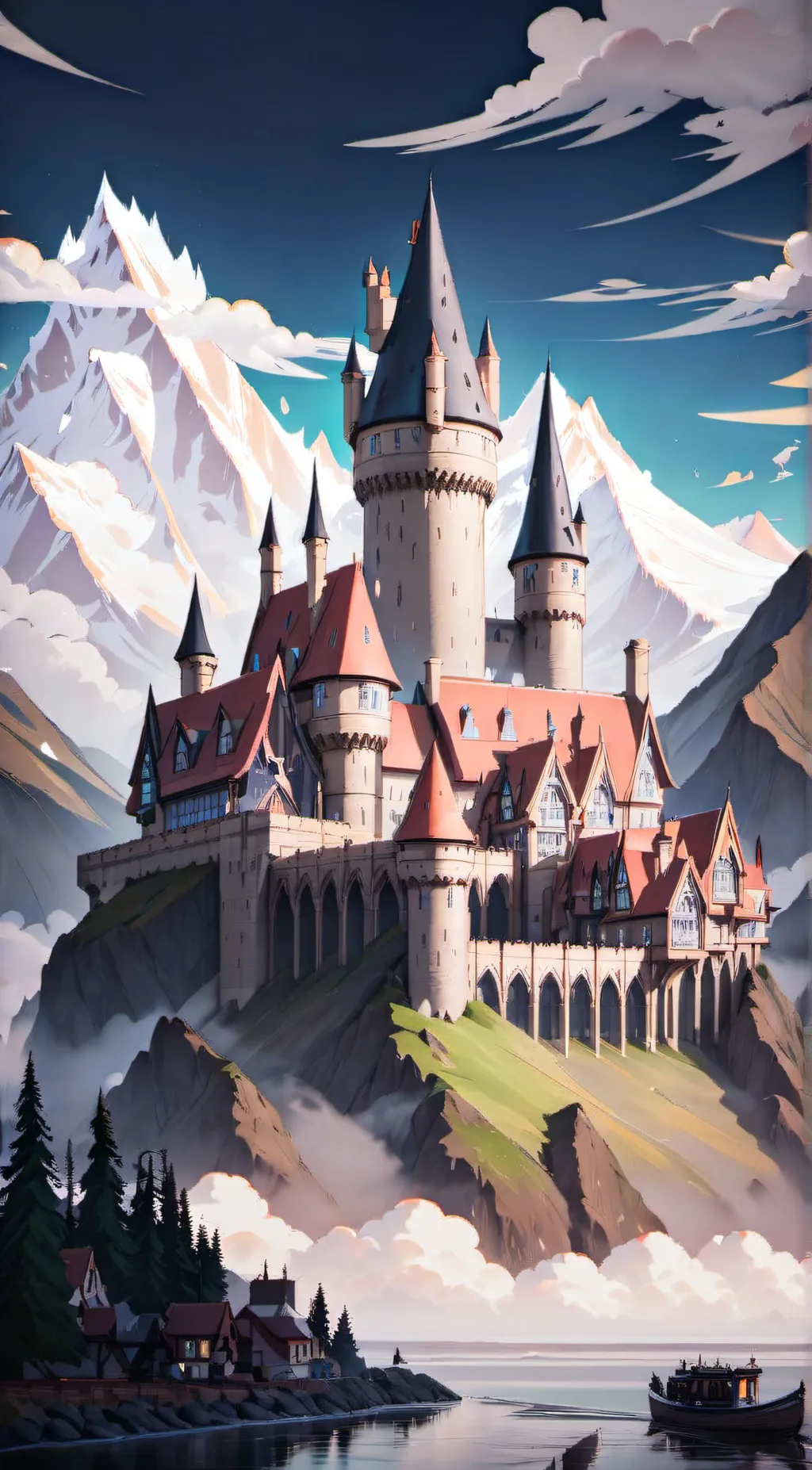 ai character: Hogwarts background