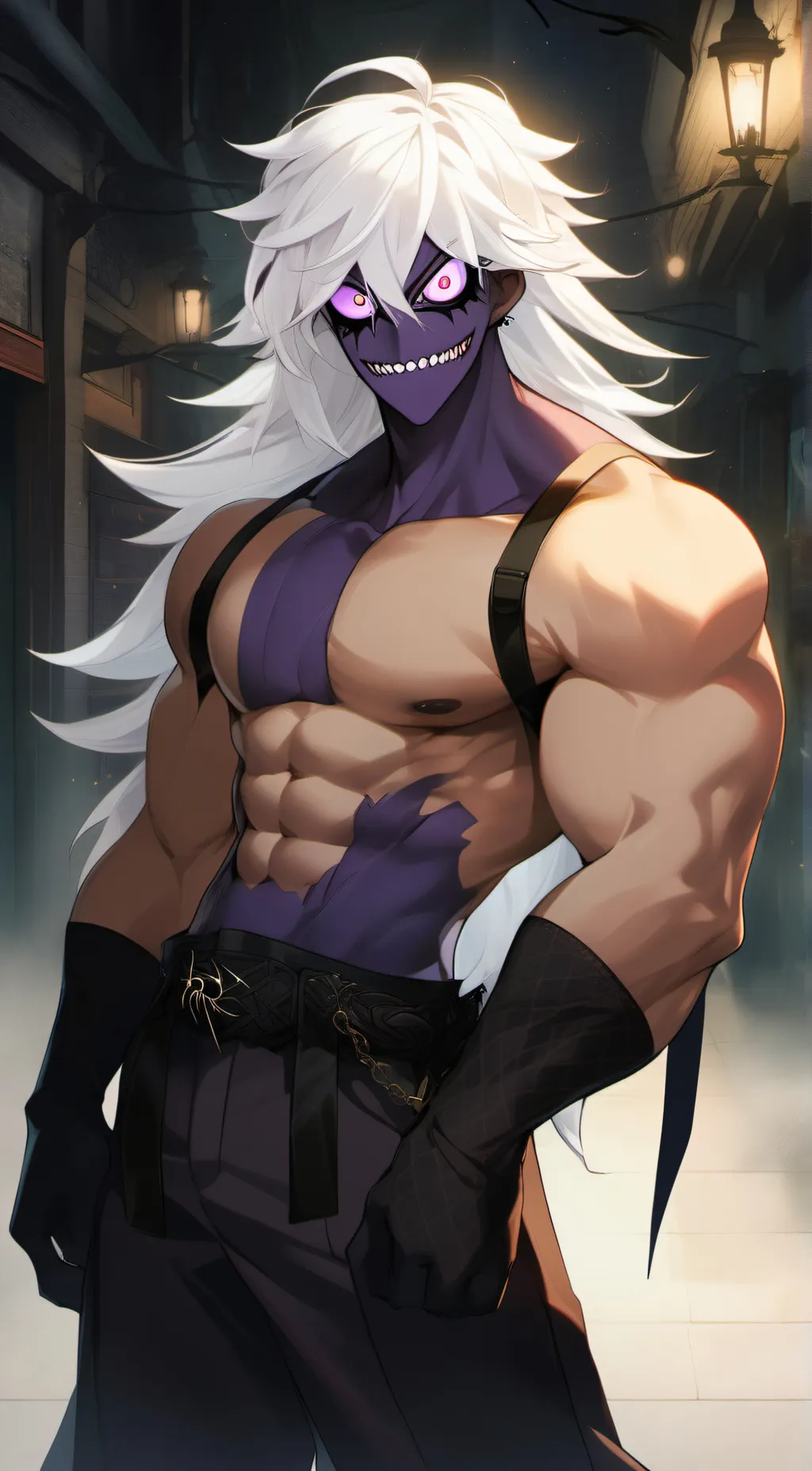 ai character: father spider background