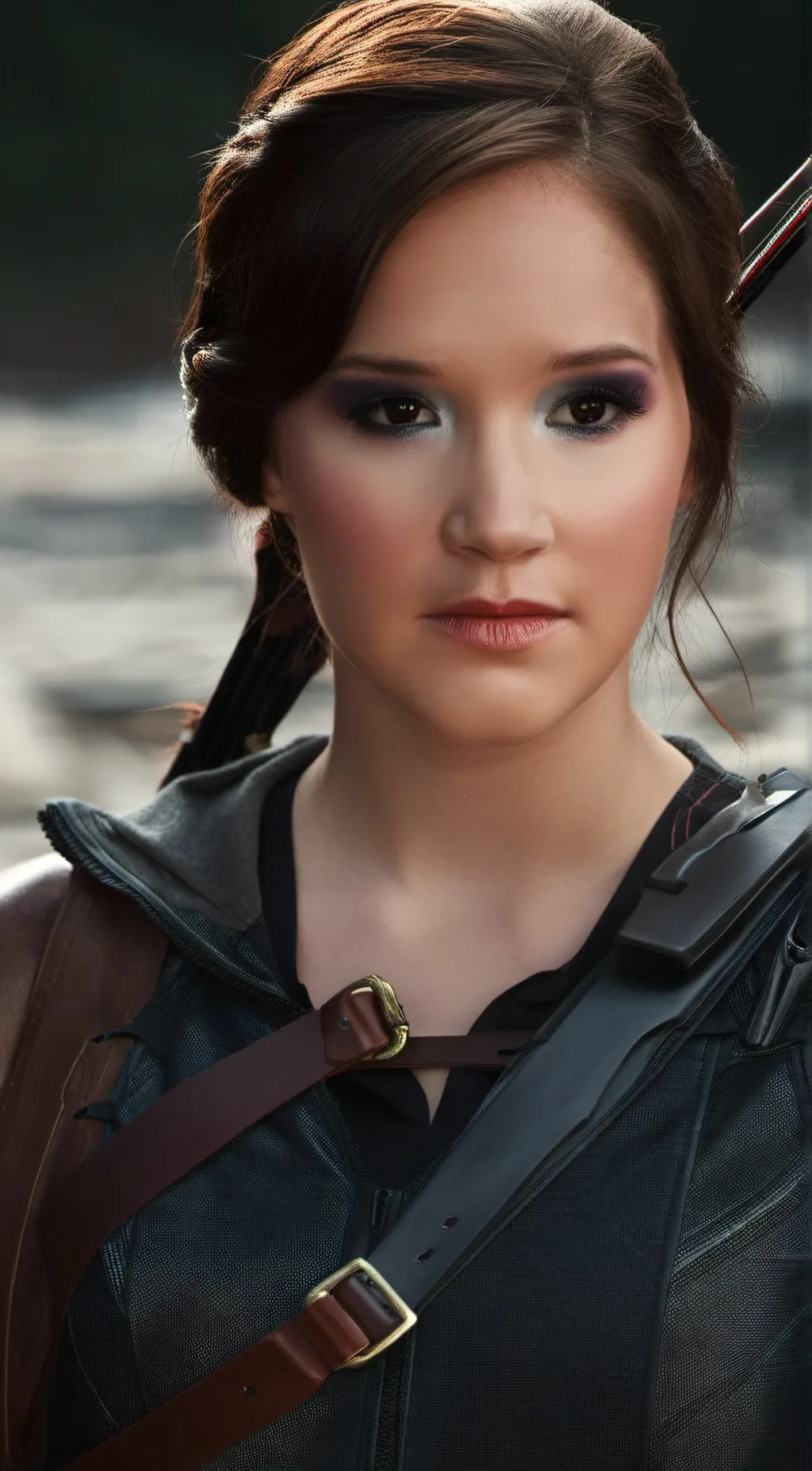 ai character: Katniss everdeen background