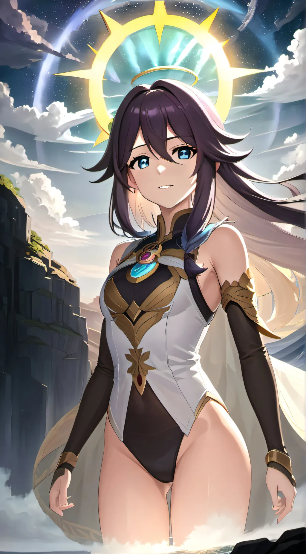 ai character: goddes of love background