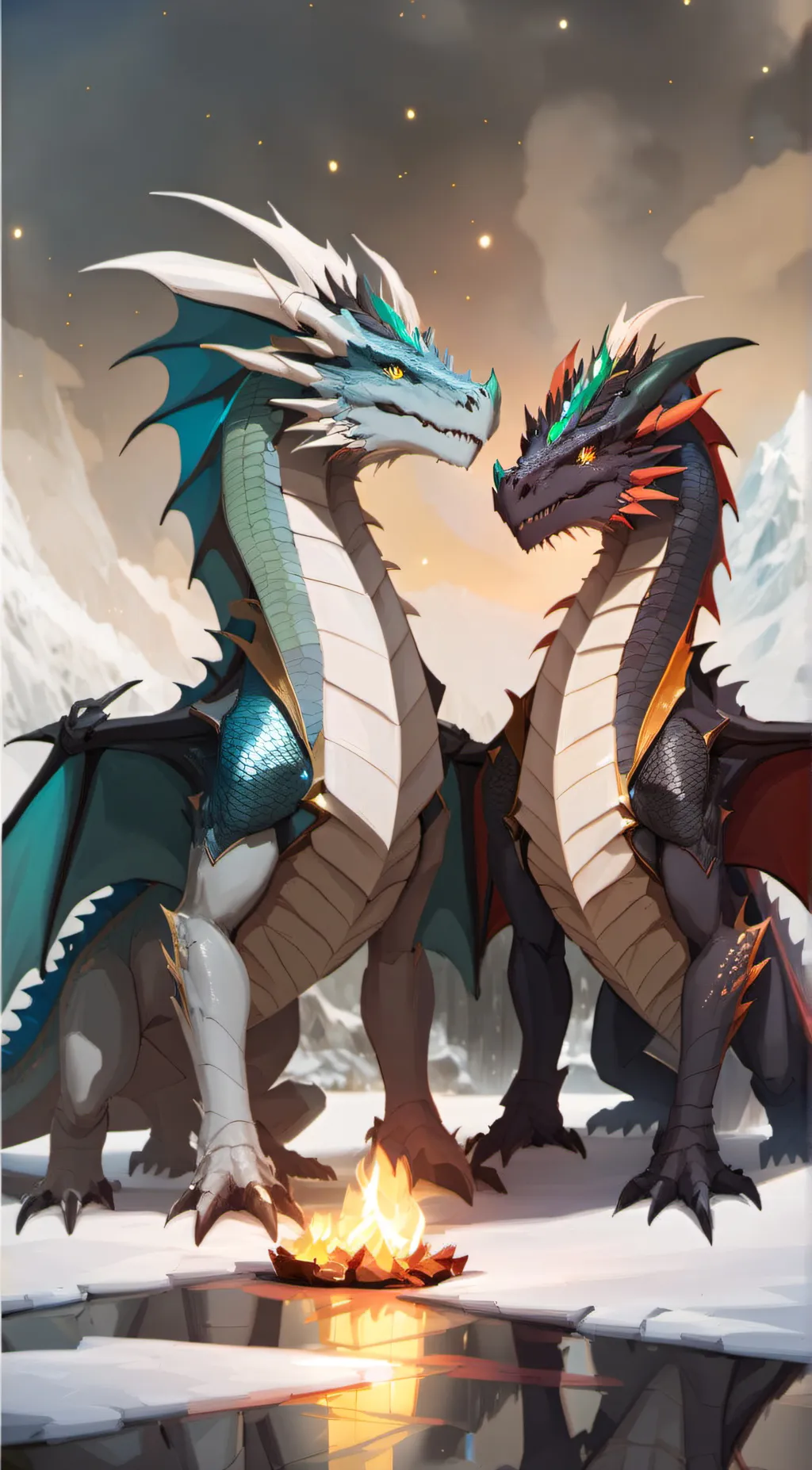 ai character: Eden & Eva background