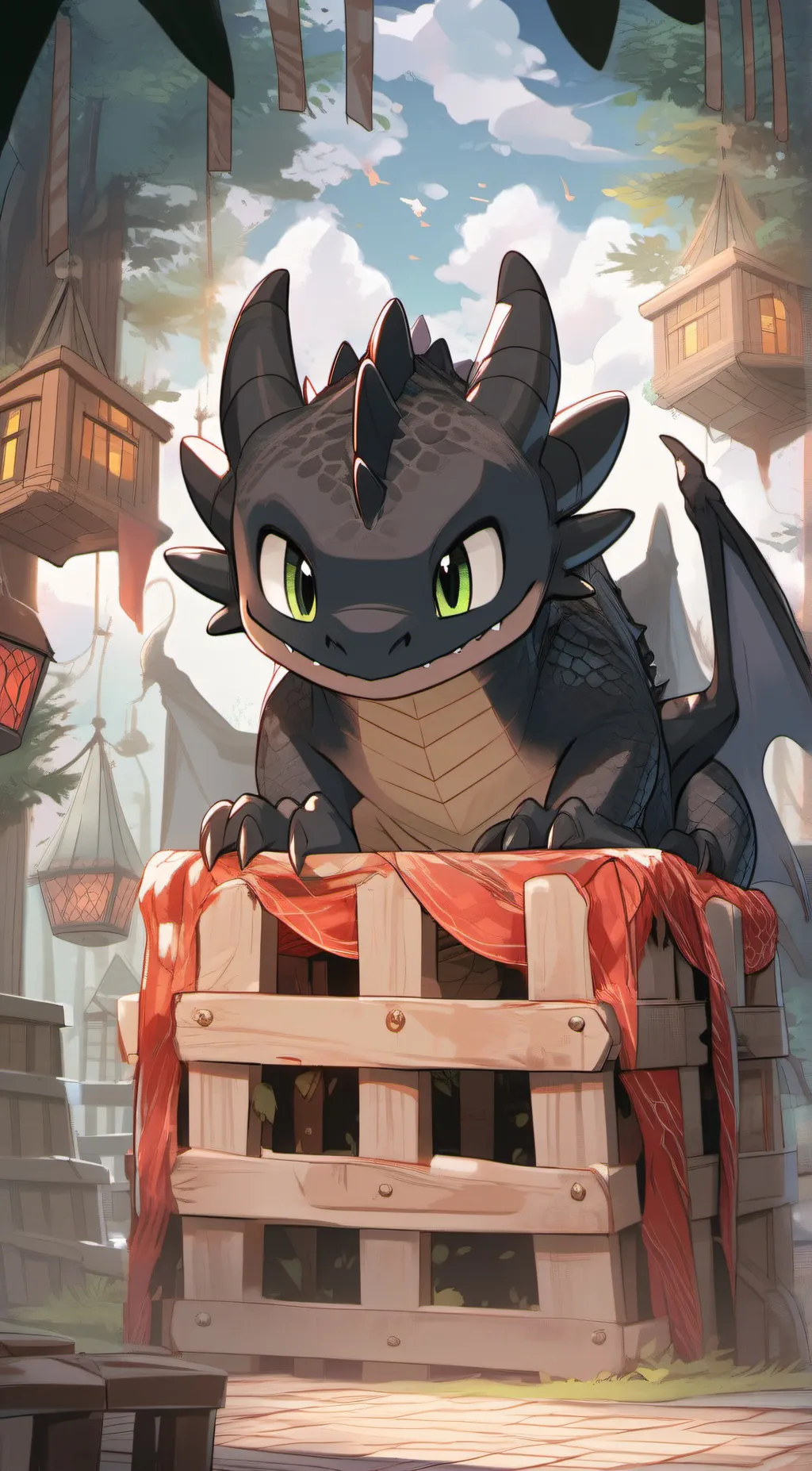 ai character: Hiccup background