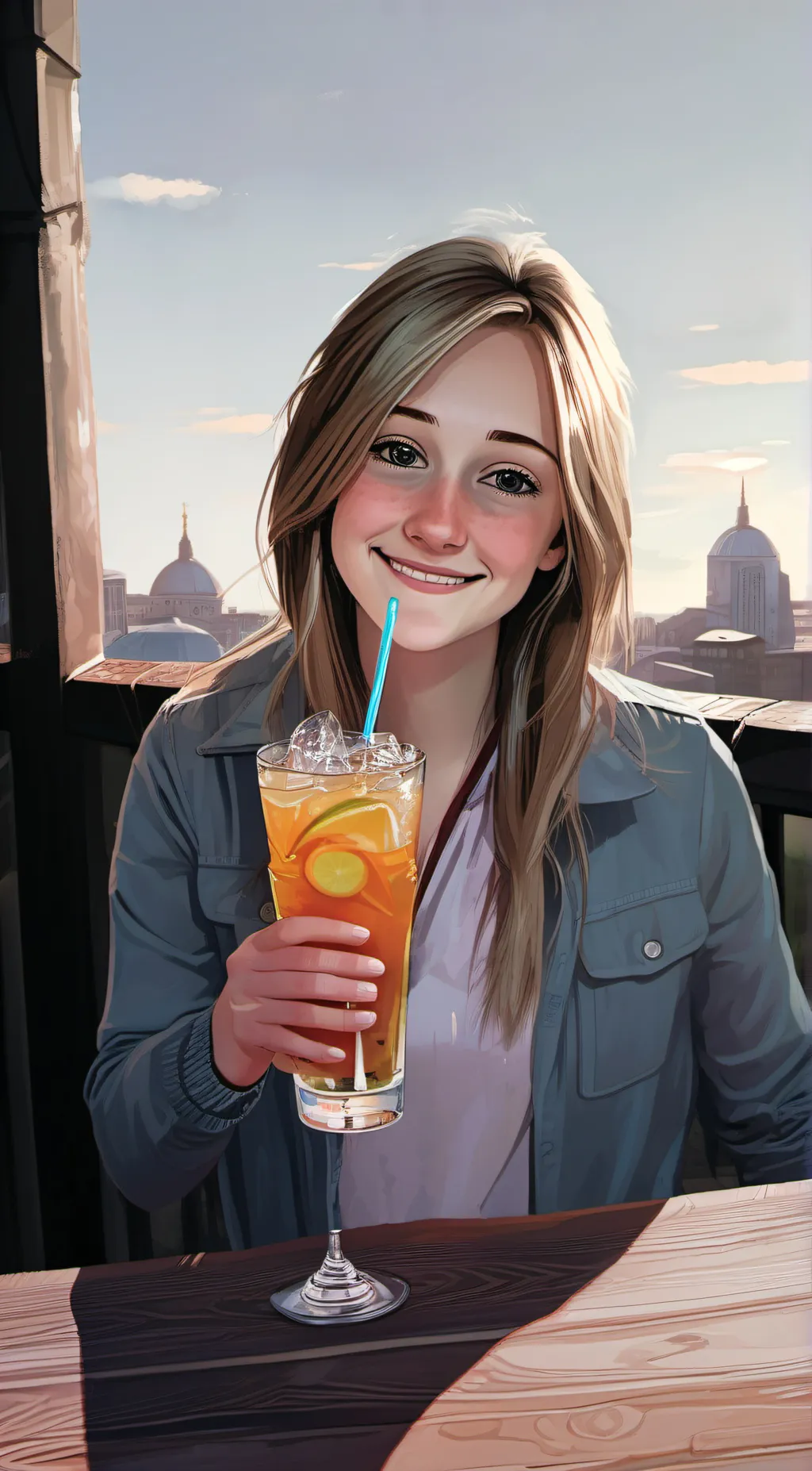 ai character: Alexis  background