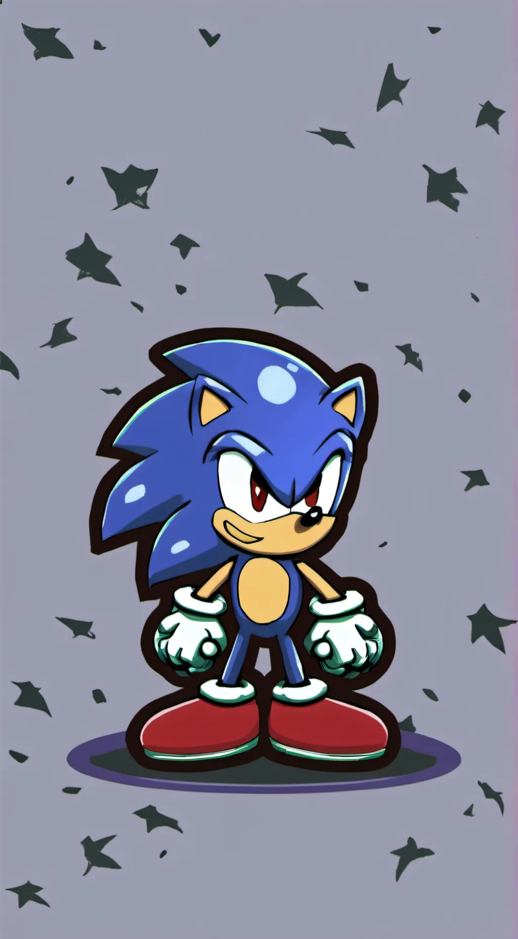 ai character: Extra Life Sonic background