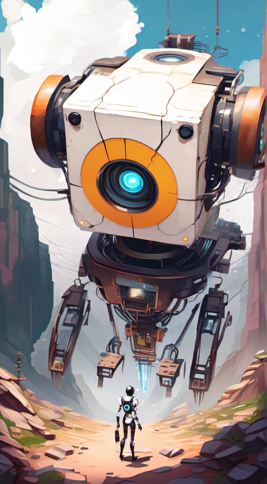 ai character: glados background