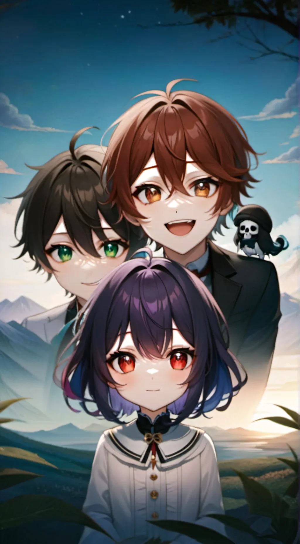 ai character: The Fade Triplets background