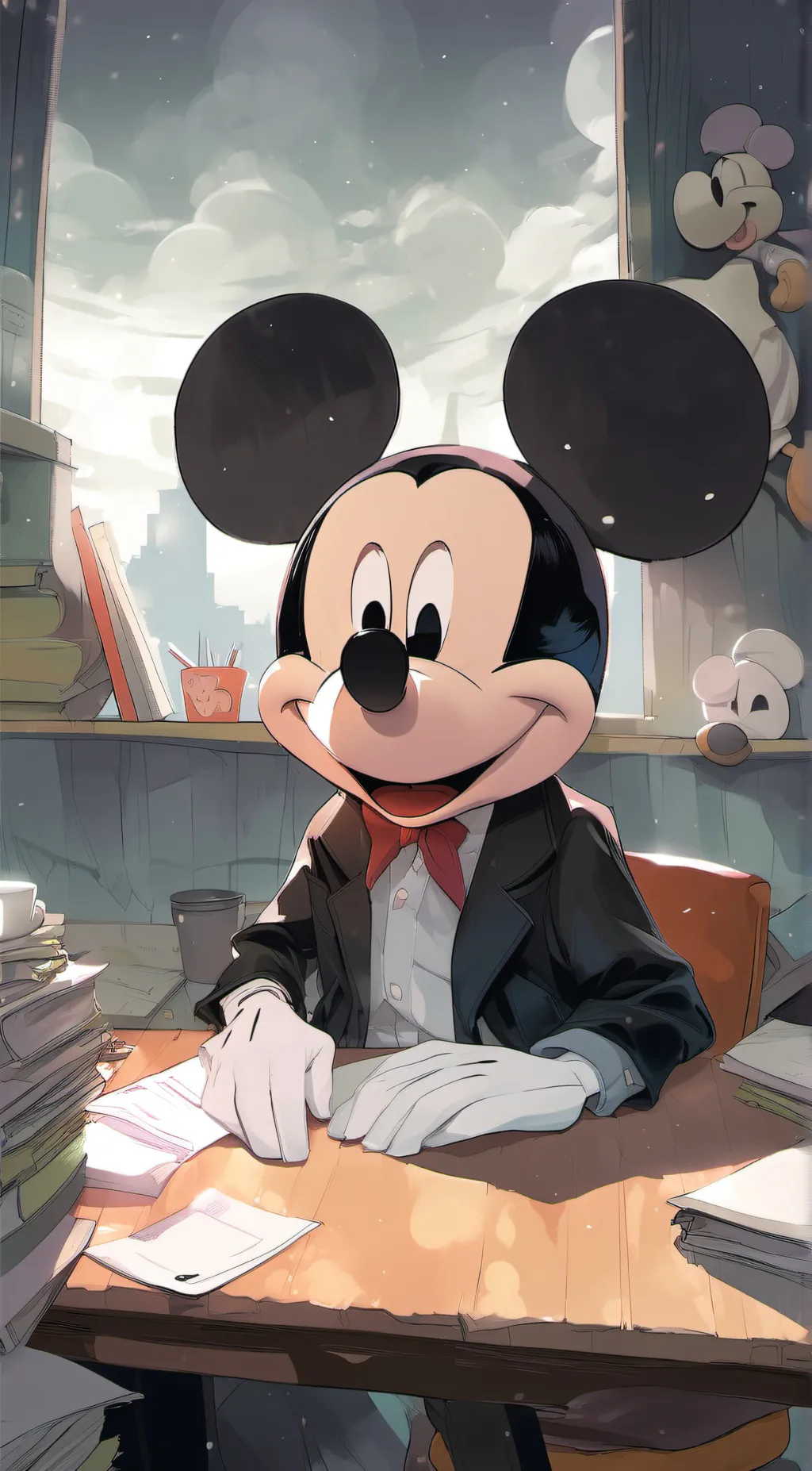 ai character: teacher  background