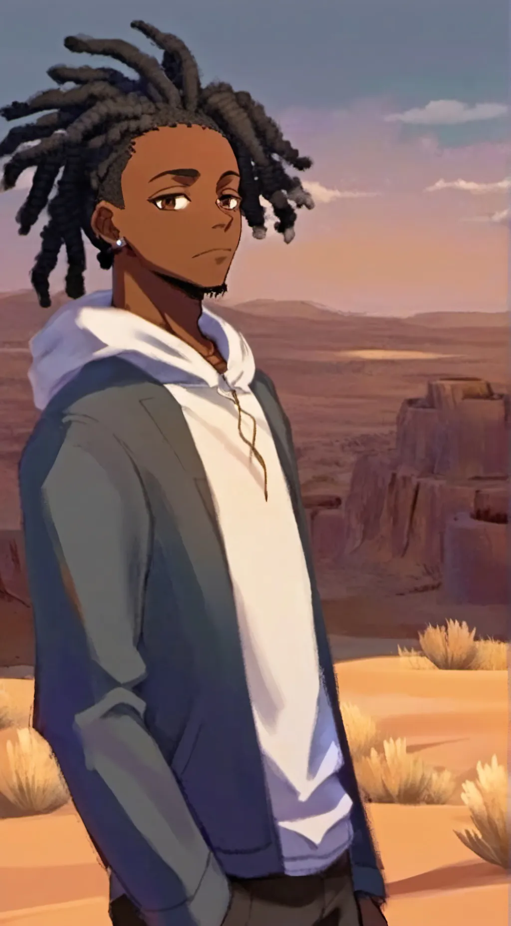 ai character: Hang  background