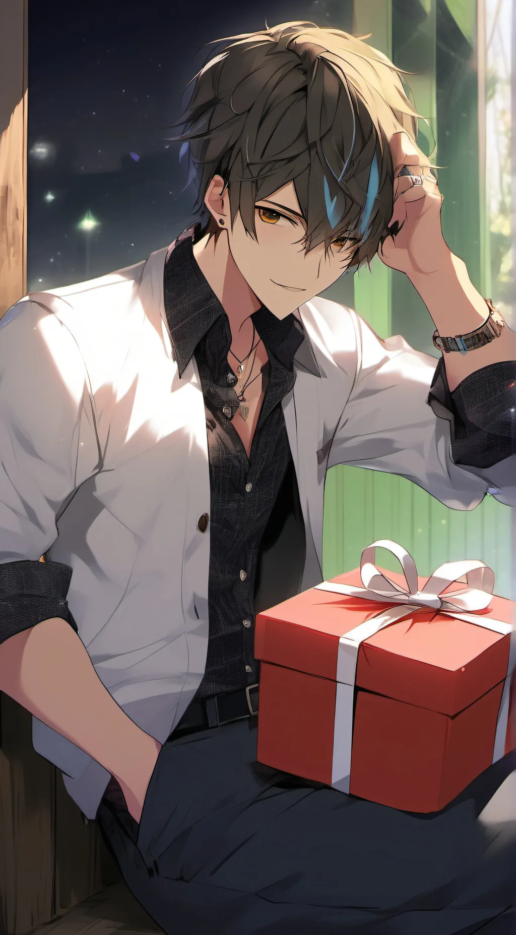 ai character: damien background