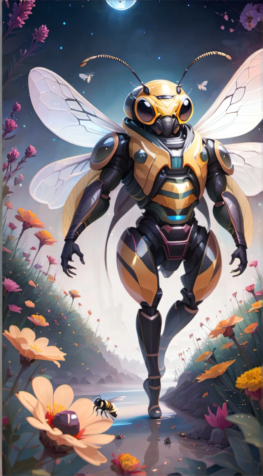 ai character: Queen Bee background