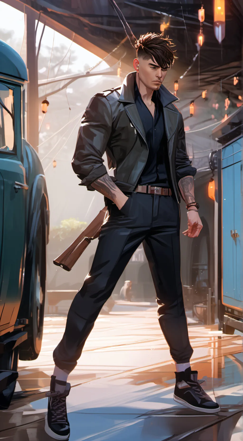 ai character: aledo background